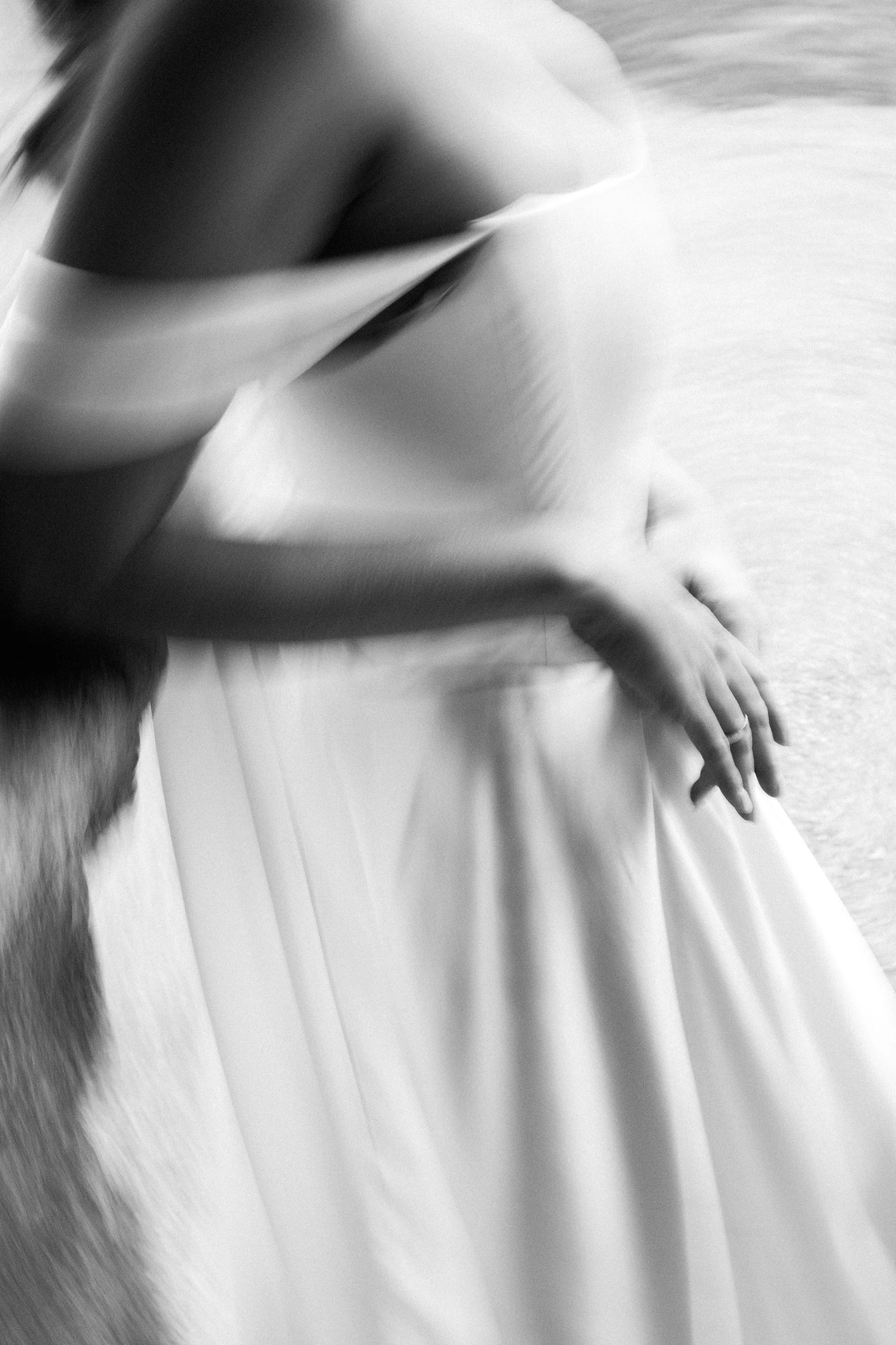 Bridal dress on film by Ammonite Stories