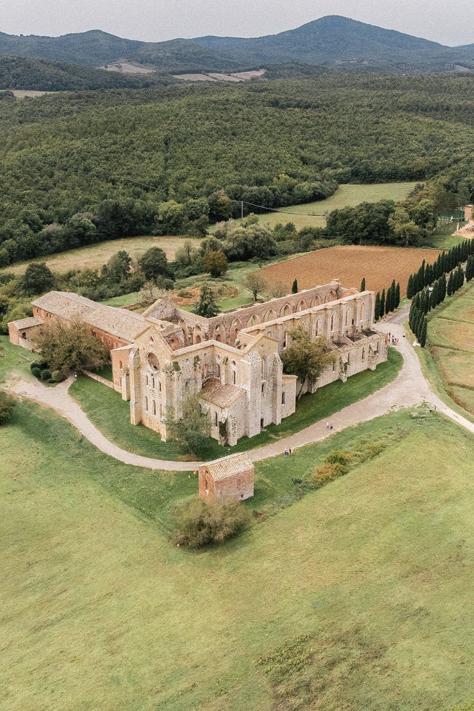Wedding in San Galgano Abbey by Ammonite Stories