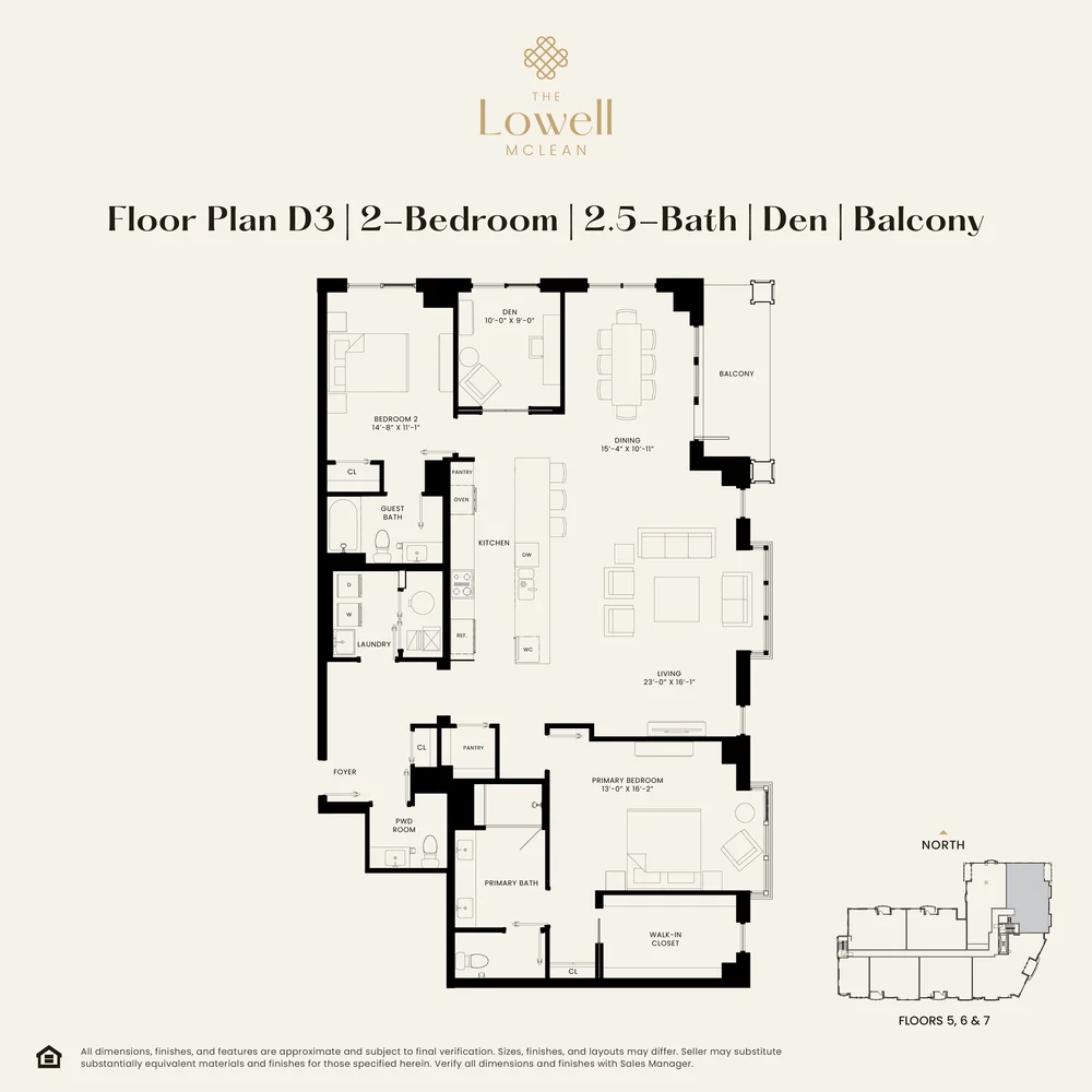 Floor Plans — The Lowell McLean
