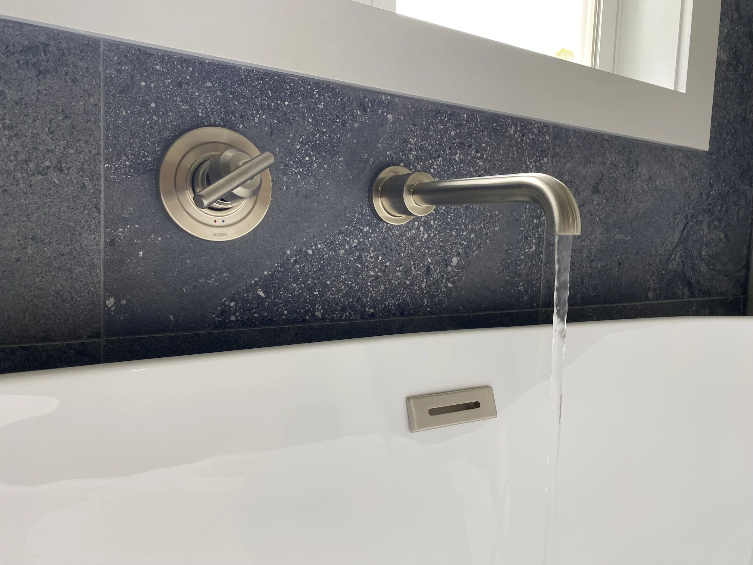 Custom bathroom built by Plumb Level Square home builders in Asheville North Carolina