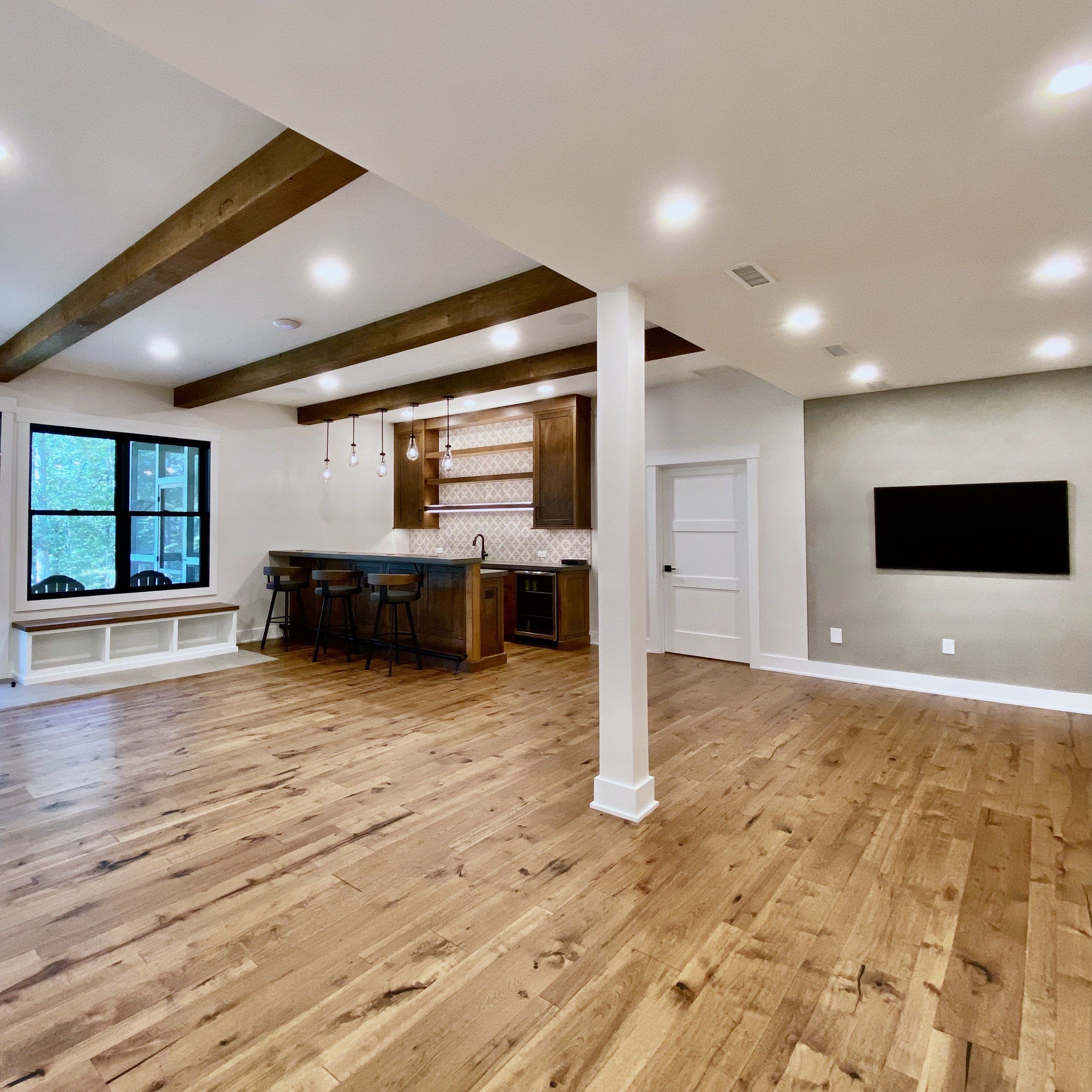 Remodel and Addition construction by Plumb Level Square builders in Madison County North Carolina