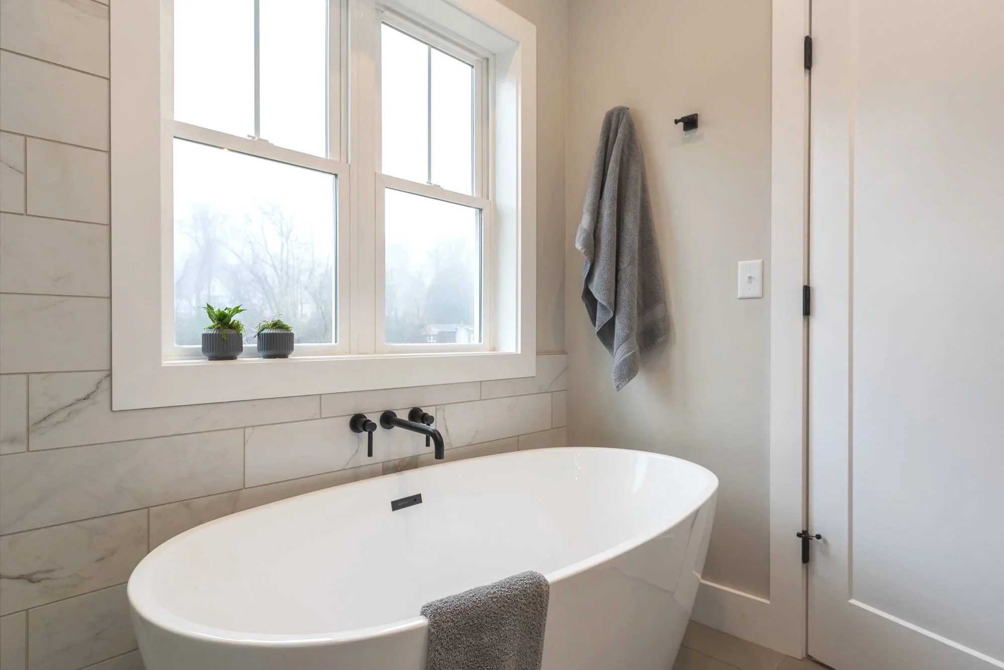 Bathroom by Plumb Level Square designer and builder 