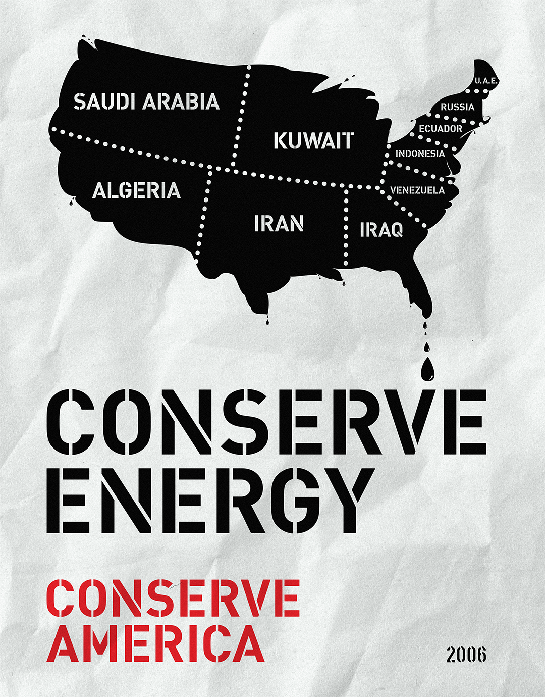 Poster for the New York Times in 2006. 