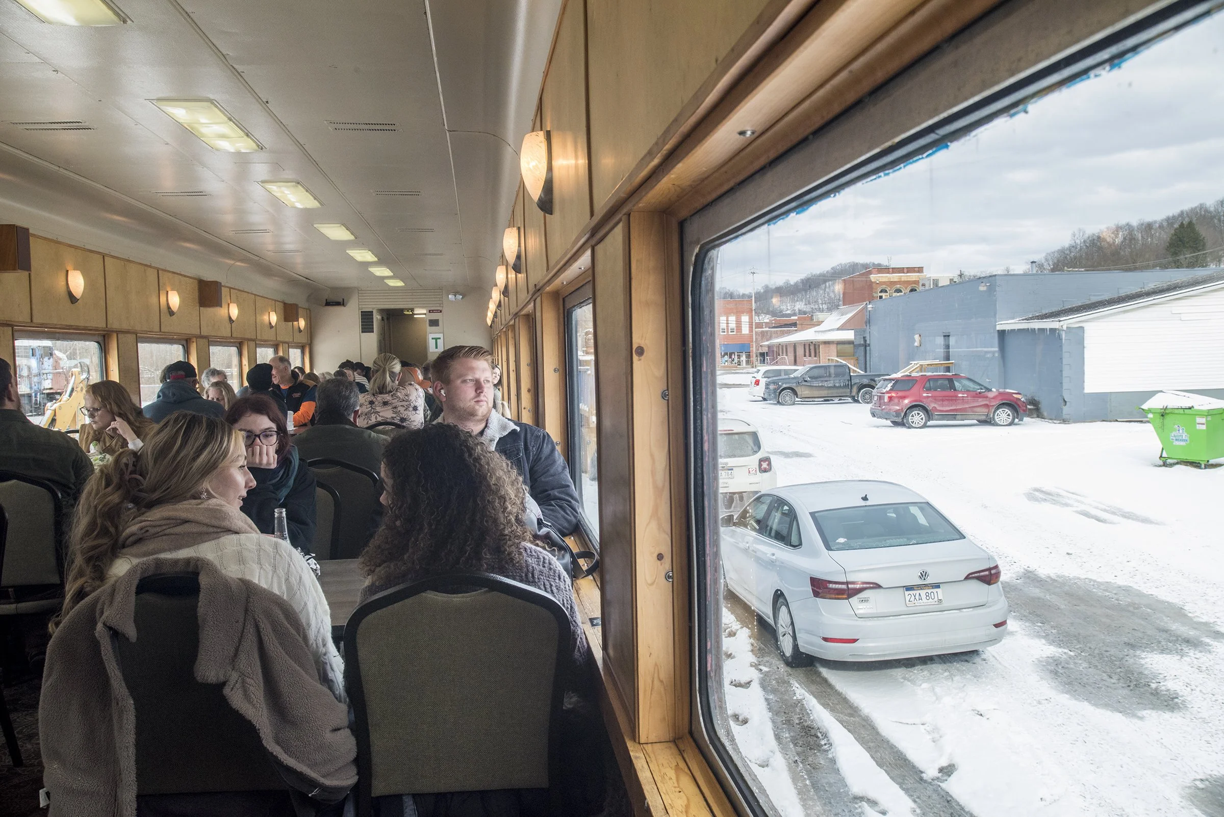 Pulling away from Belington