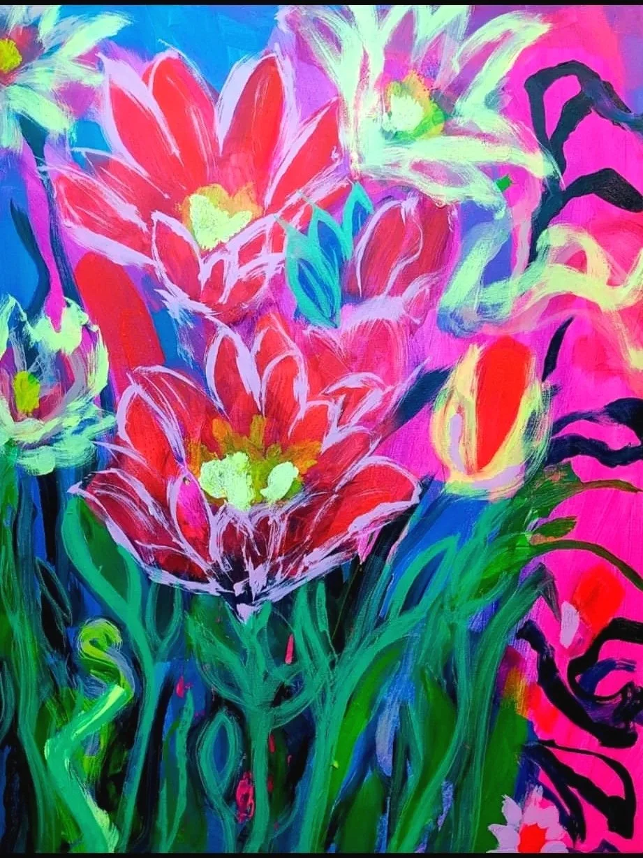 Lillies and Pink [SOLD]