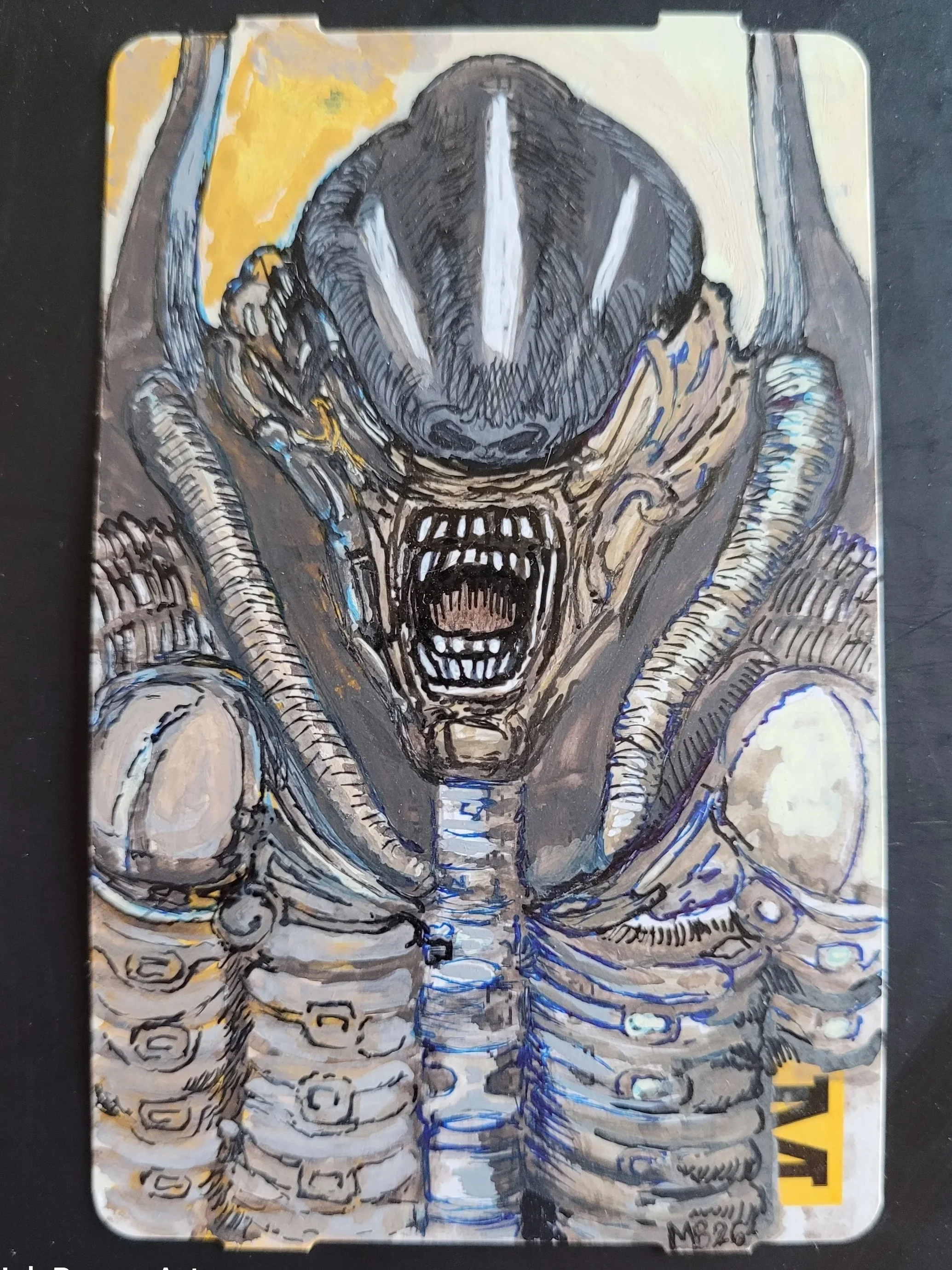 Tyne & Wear Metro ticket Giger's Alien 1978