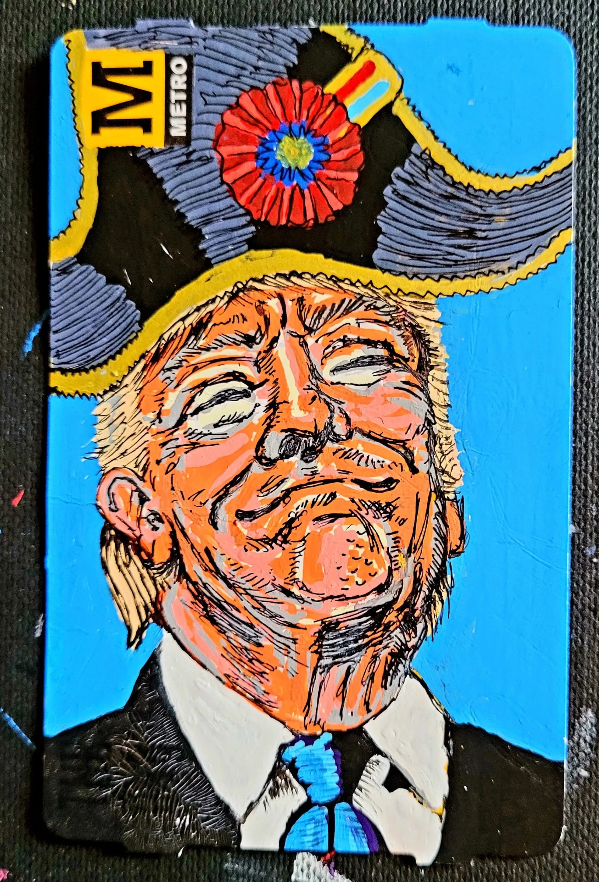 Tyne & Wear Metro ticket 'Trump'