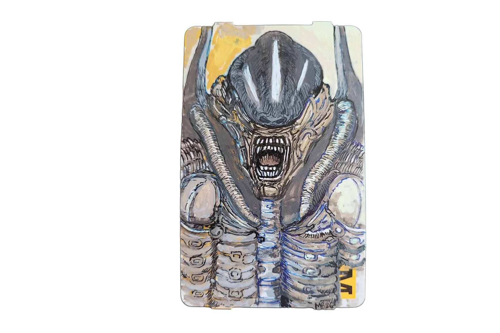 Tyne & Wear Metro ticket Giger's Alien 1978