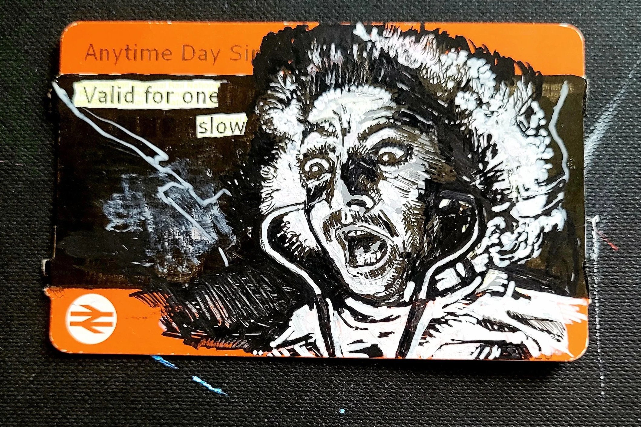 London Transport ticket 'Frederick Fronkonstein'