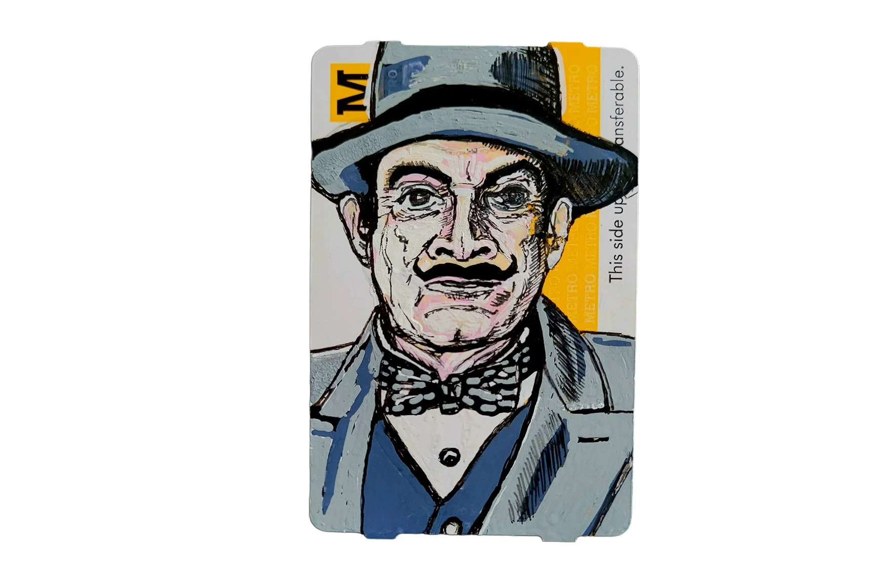 Tyne & Wear Metro ticket 'Hercule Poirot'