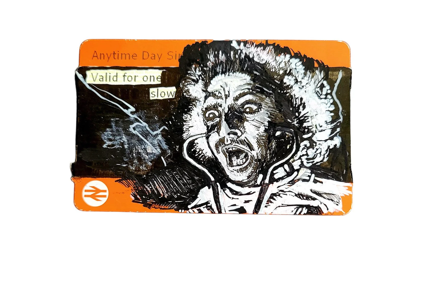 London Transport ticket 'Frederick Fronkonstein'