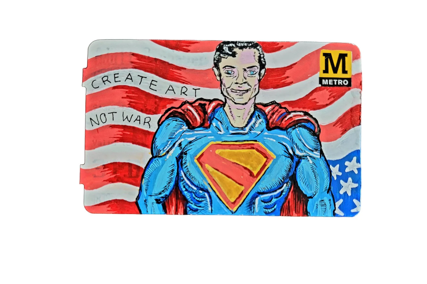 Tyne & Wear Metro Ticket 'Superman'
