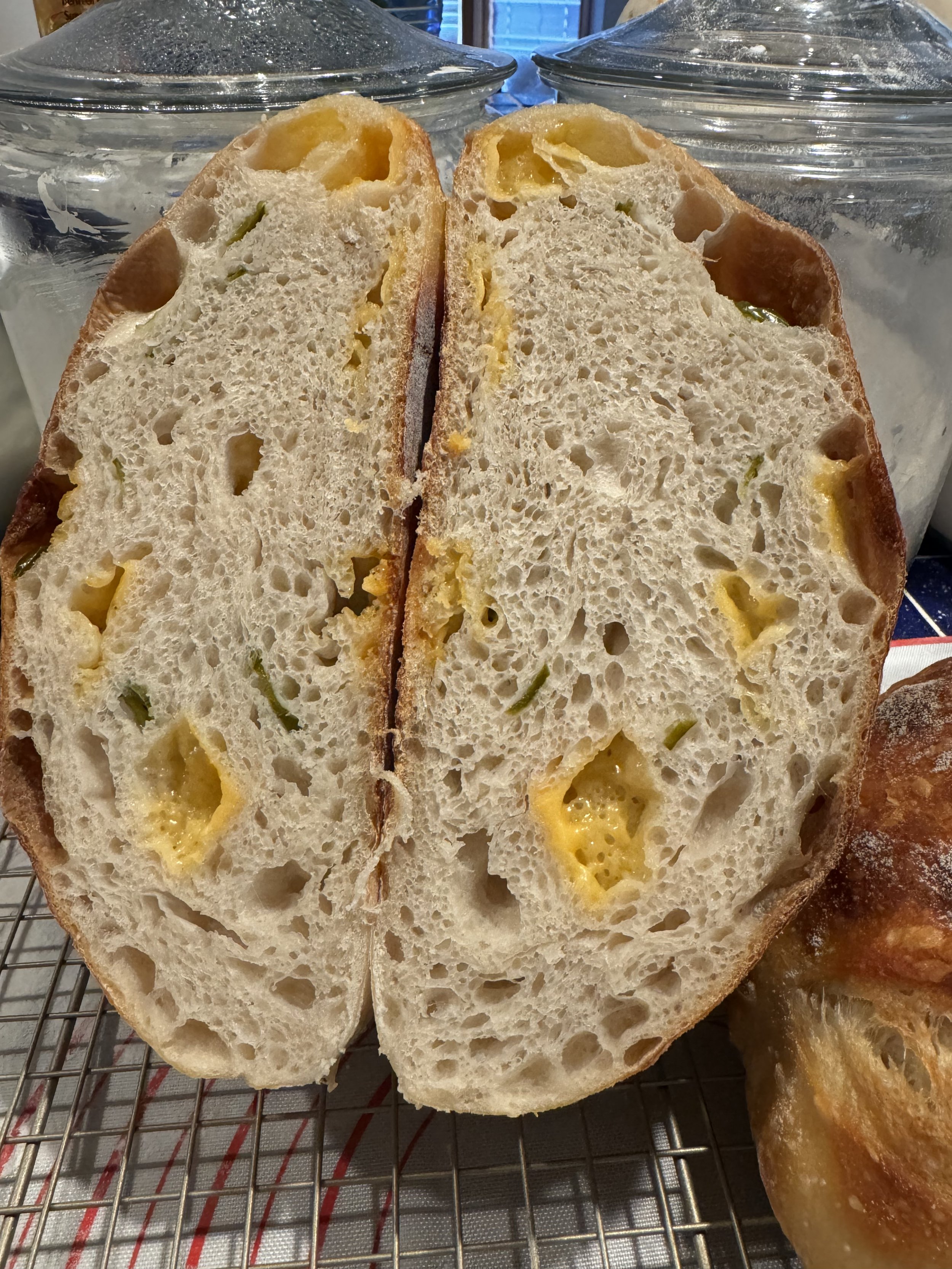 Loaf with inclusions