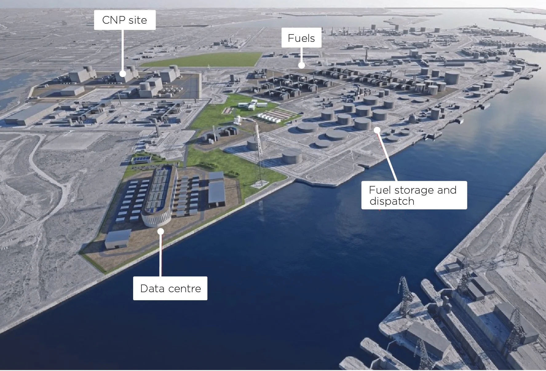 Teesside site CGI illustration