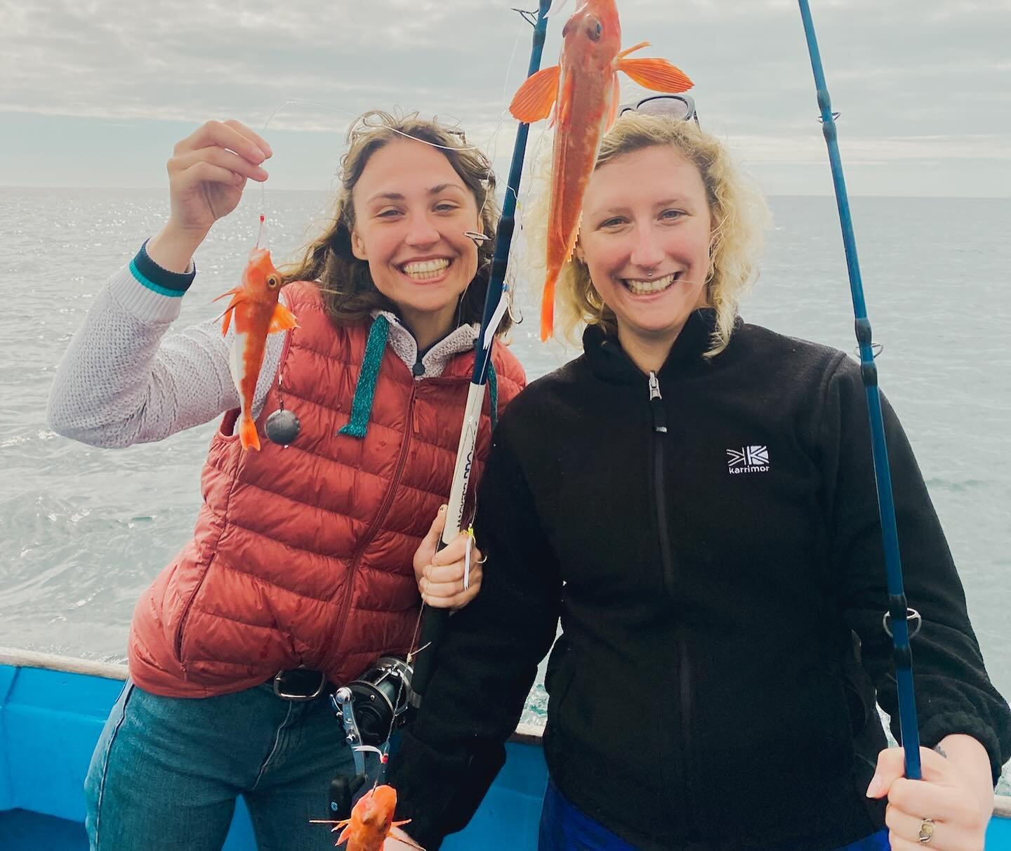 Girls on the gurnard
