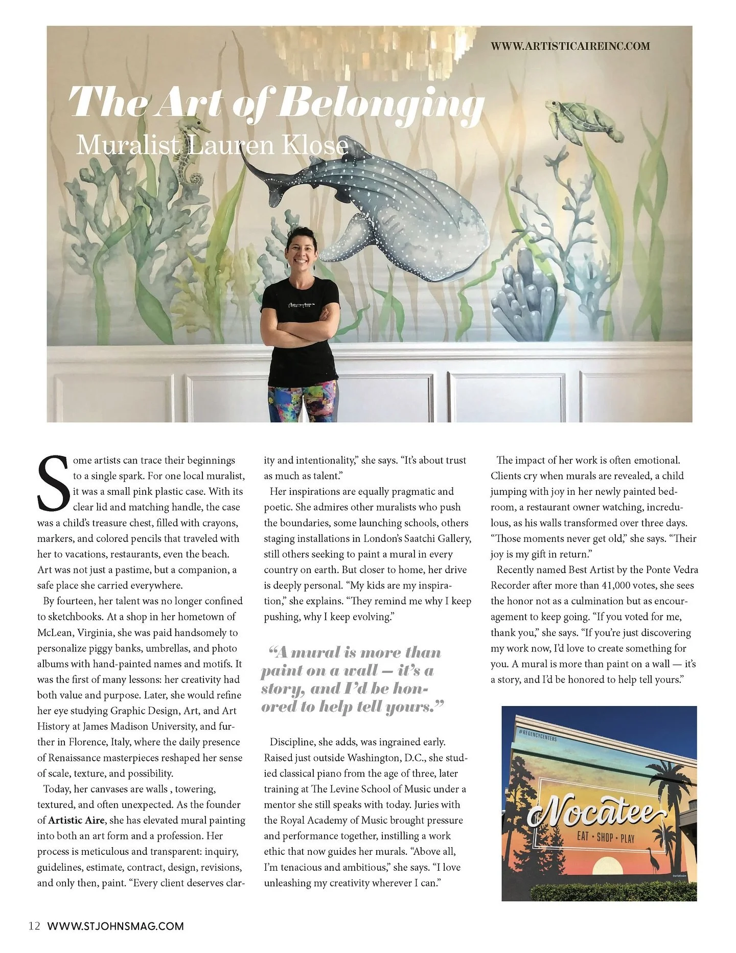 🥹 I'm speechless&hellip; Thank you, @stjohnsmagazine, for the lovely feature in the #octoberissue2025 🍁🍂. I'm grateful for the opportunity to #dowhatilove and #lovewhatido, and I'm so thankful for my clients who make every project special on my #c