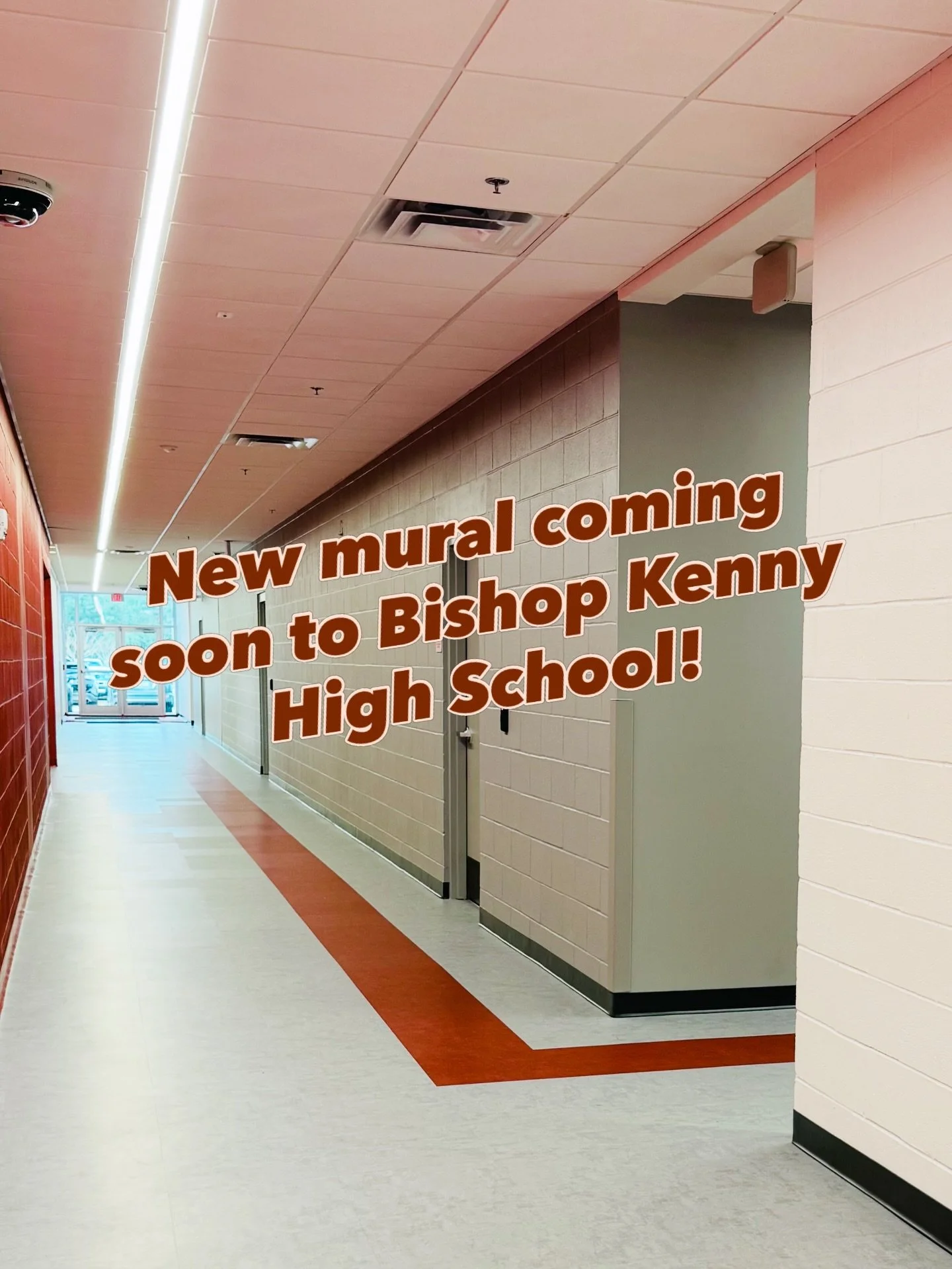 🖤❤️

Something exciting is coming to the brand new Athletic Facility at Bishop Kenny&hellip; 👀

This long hallway is about to get a serious transformation. Soon it will be home to a bold new mural featuring the Crusader &mdash; bringing strength, m
