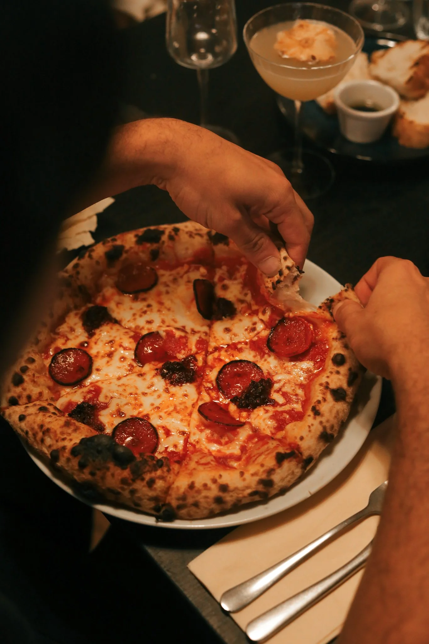 Authentic Italian food ALFI Italian Restaurant in Spitalfields Market, London.jpg