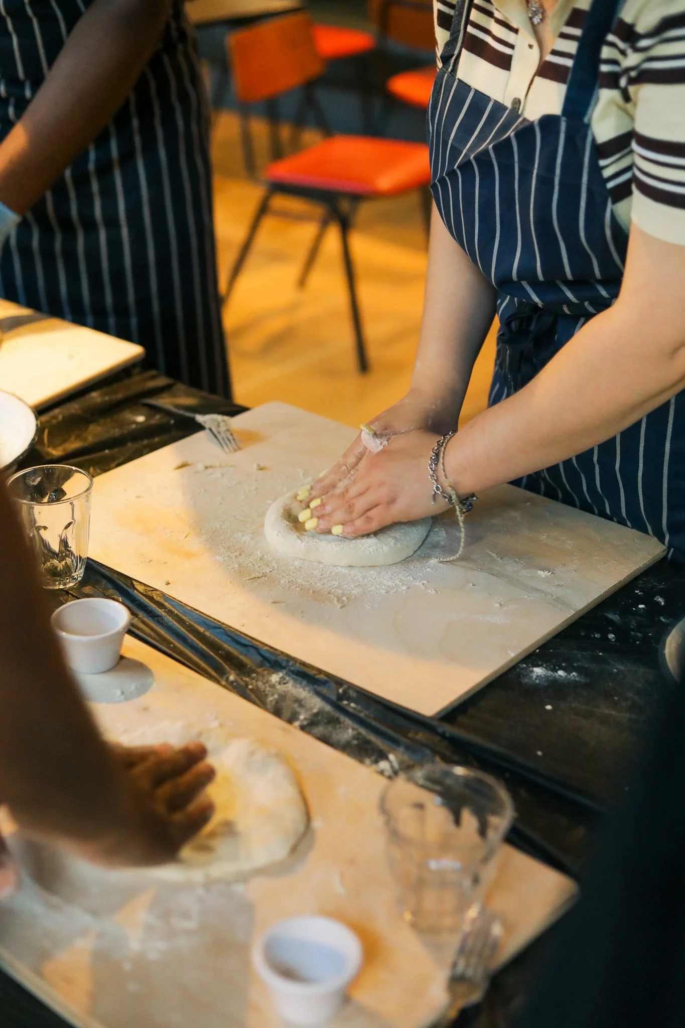 Pizza and dough making experience ALFI Italian restaurant