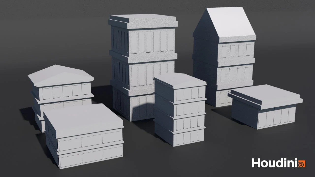 Buildings produced by the team