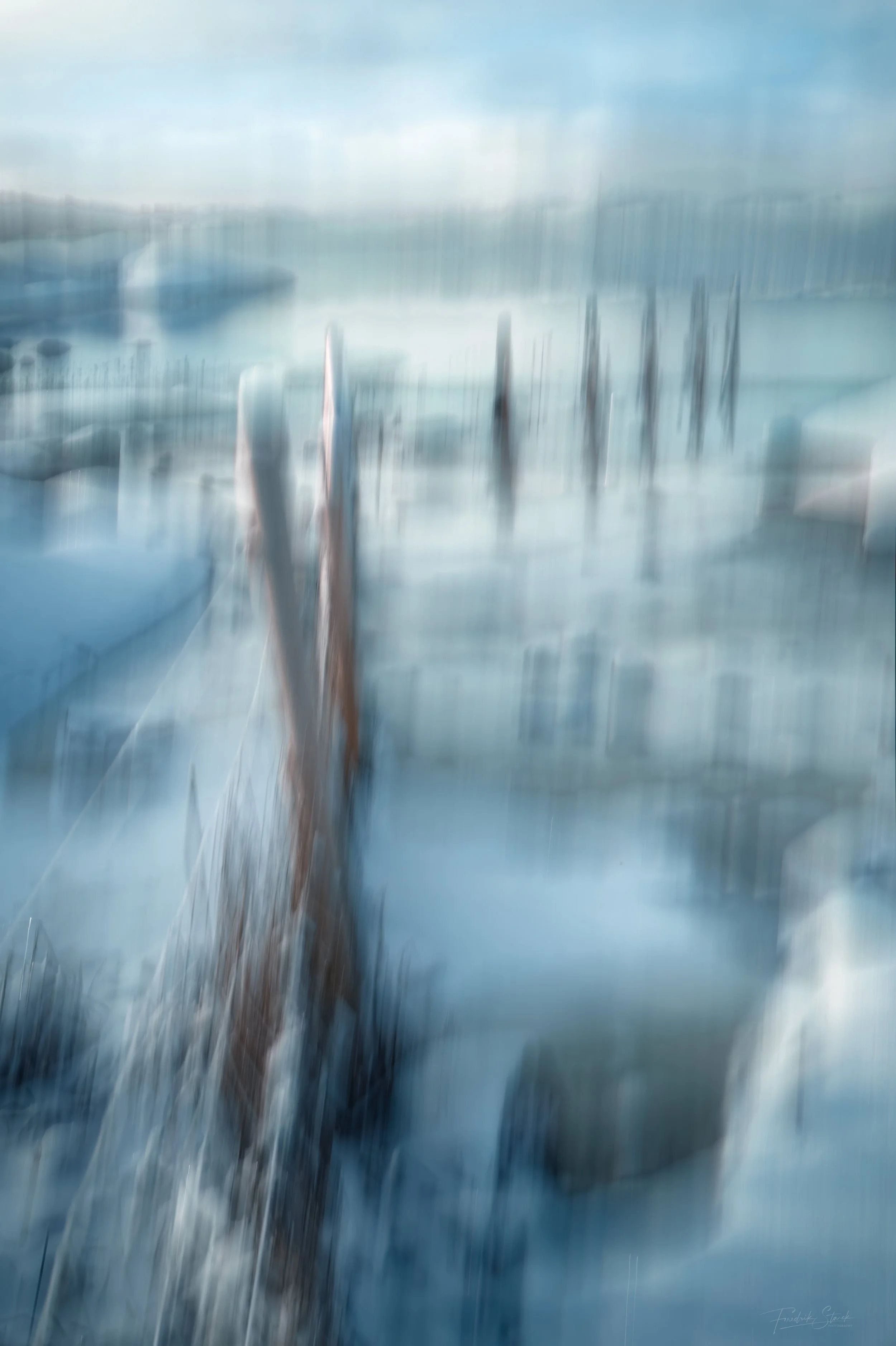 fence in frozen water (ICM)