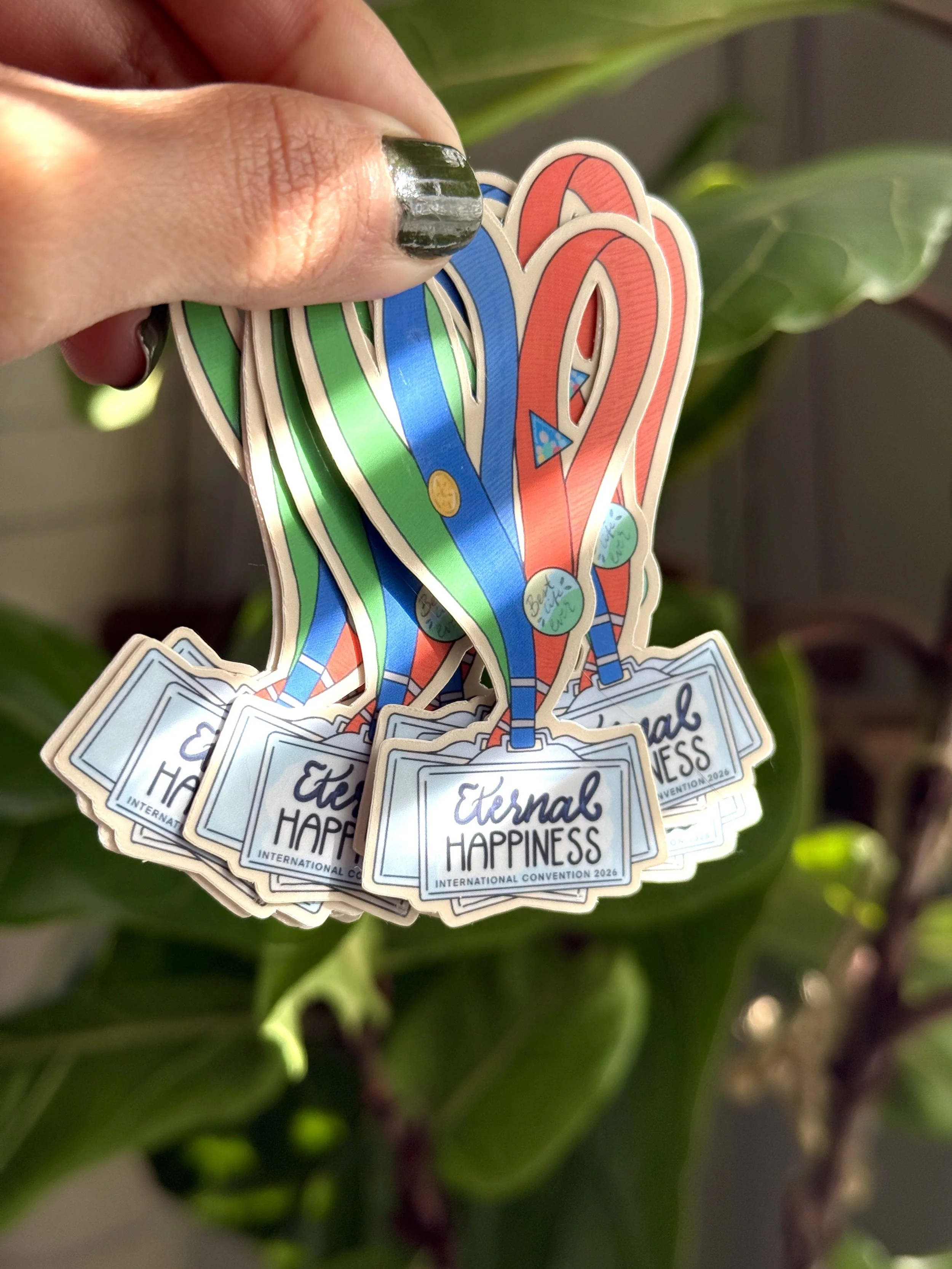 Convention Lanyard Stickers 2026