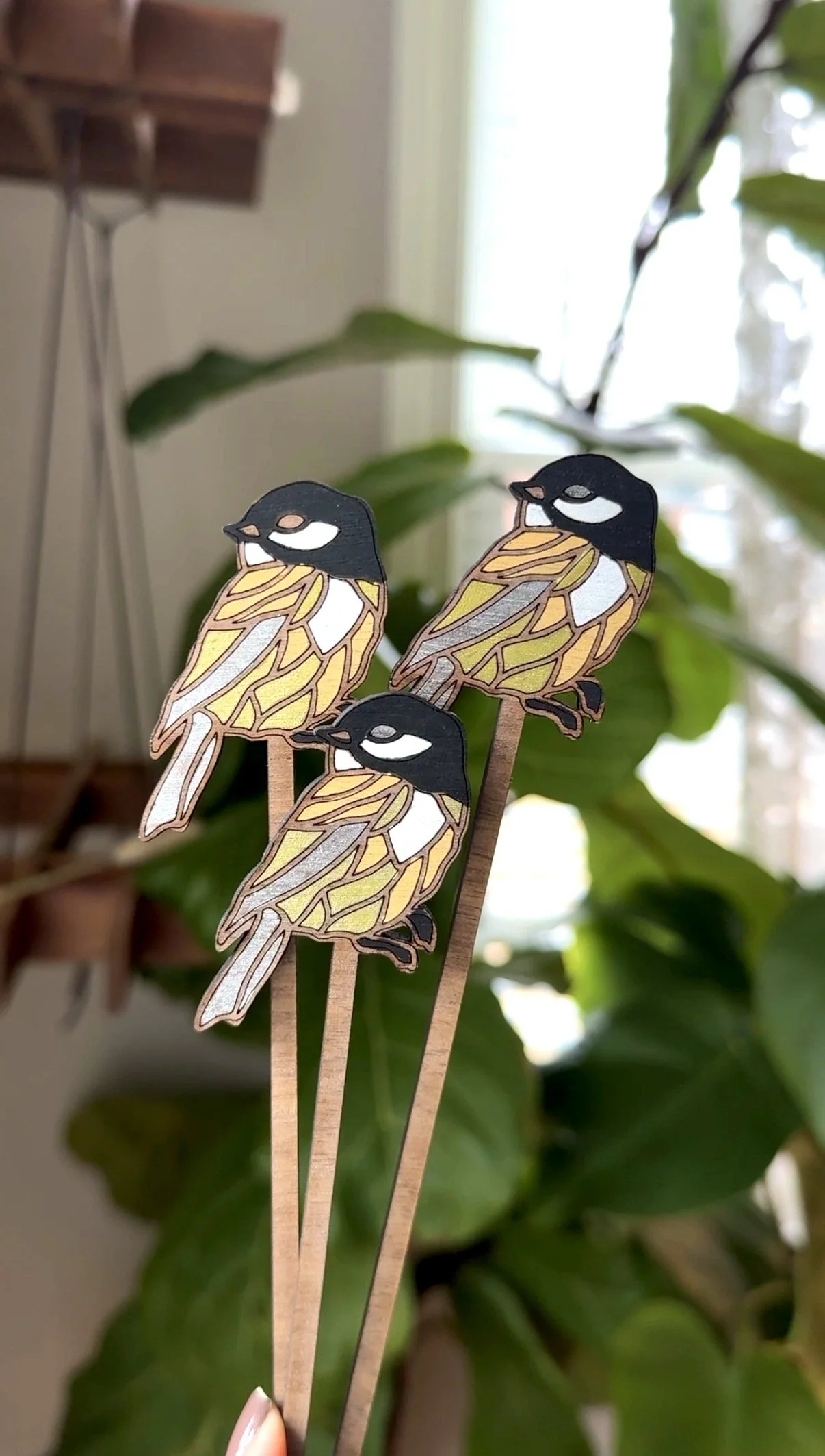 Great Tit Songbird Stake