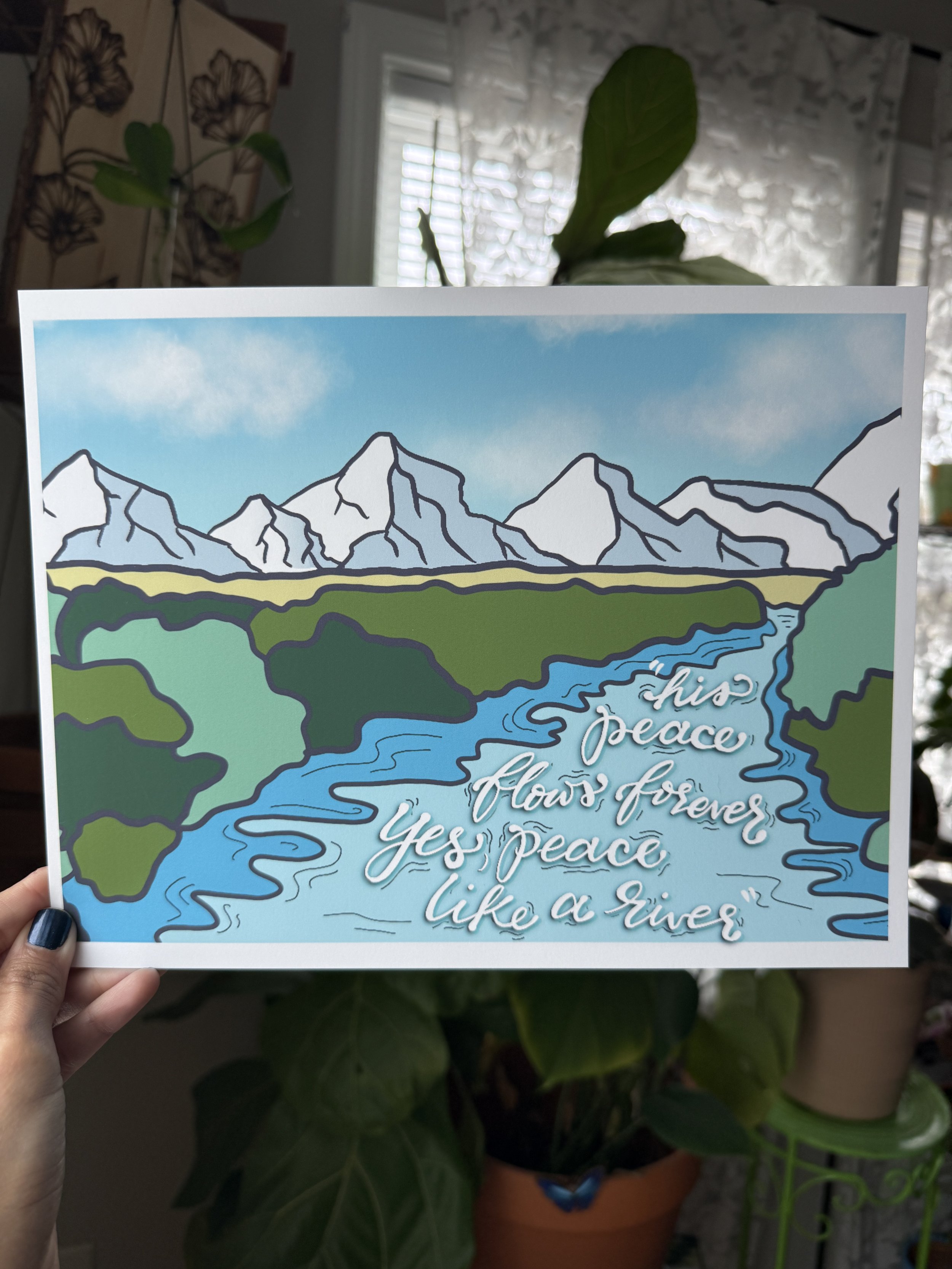 "Peace Becomes Just Like A River"