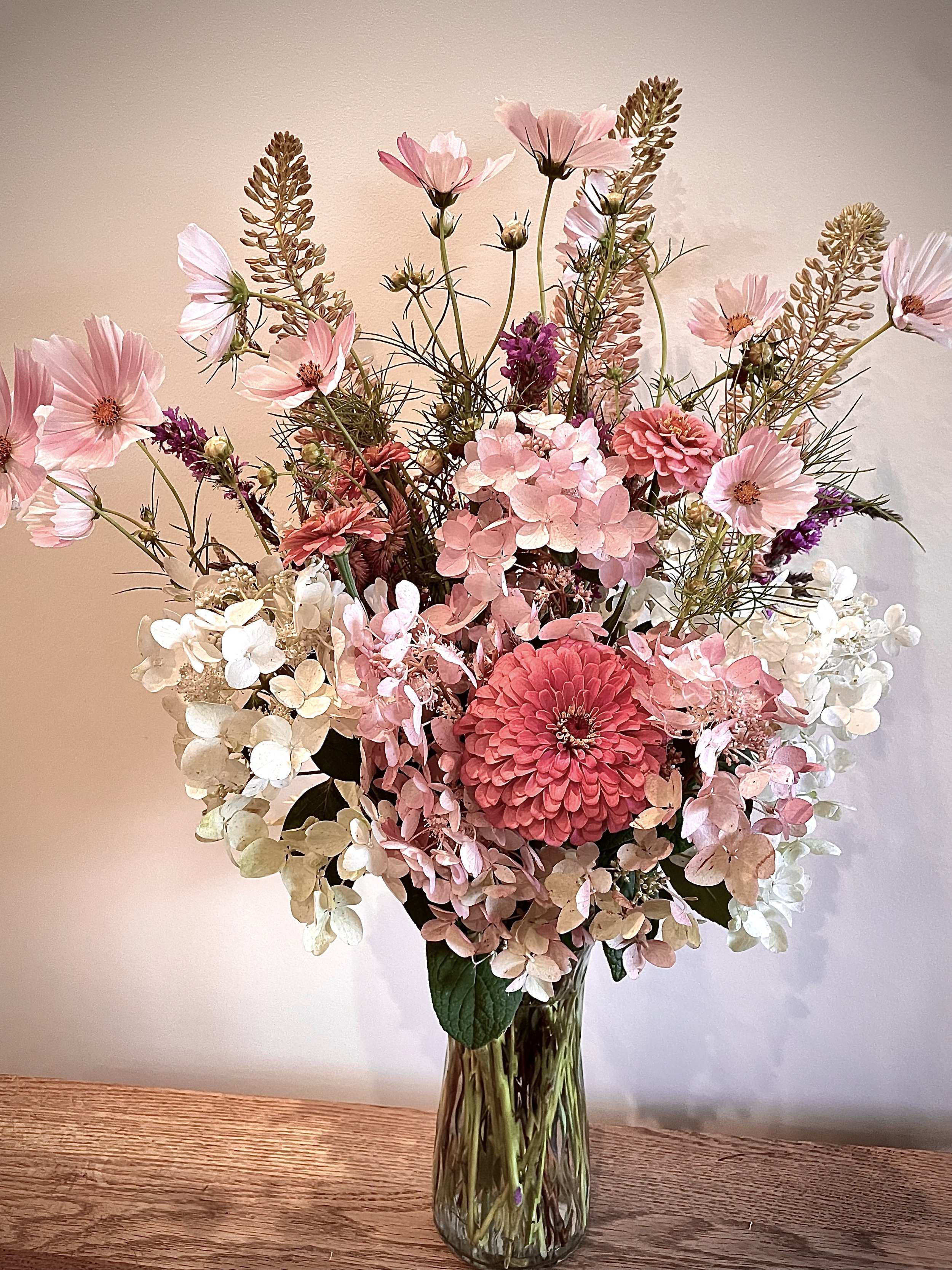 PINK COSMOS HYDRANGEA VASE.jpg