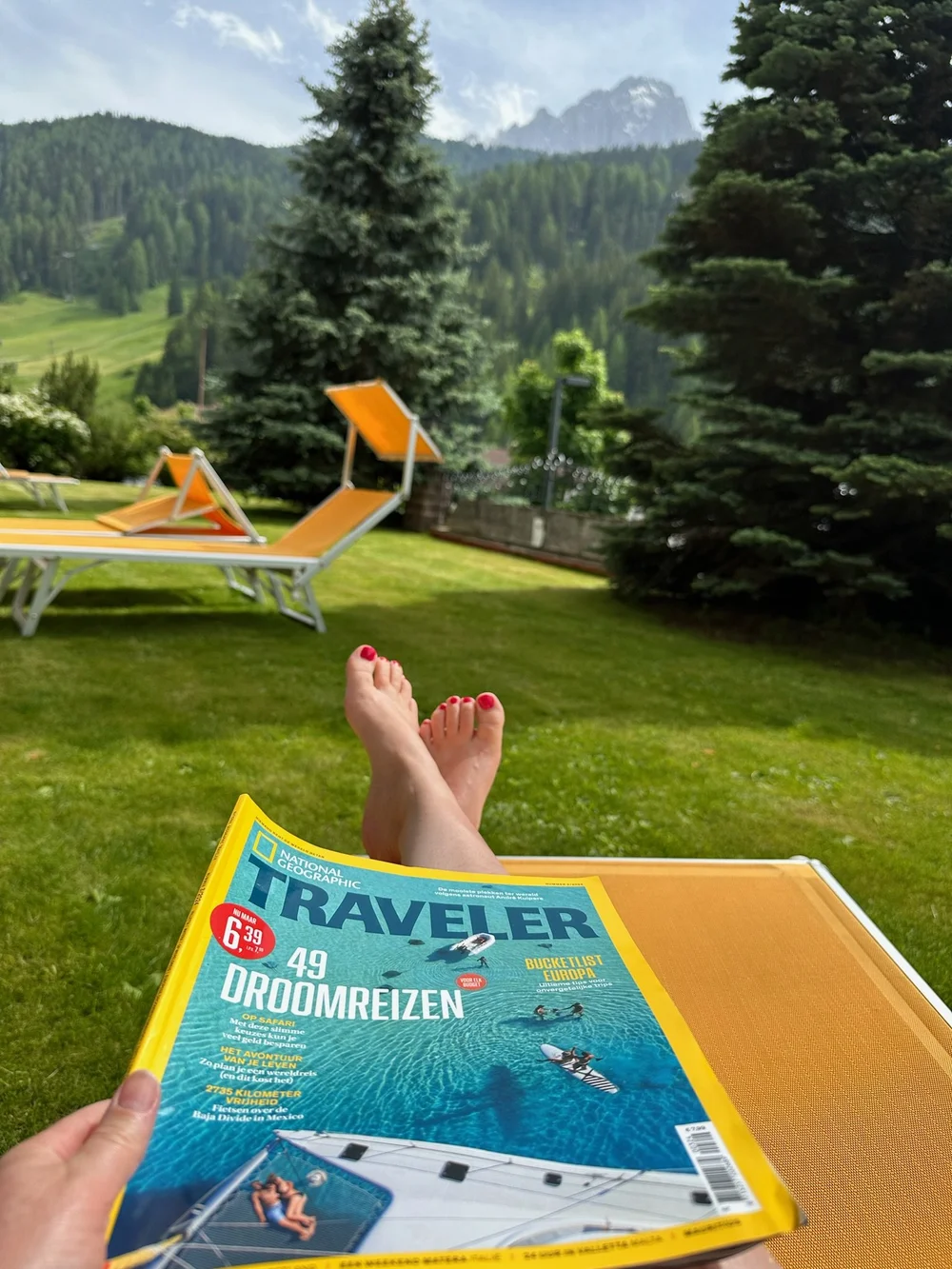 Dolce far Niente lying in the sun