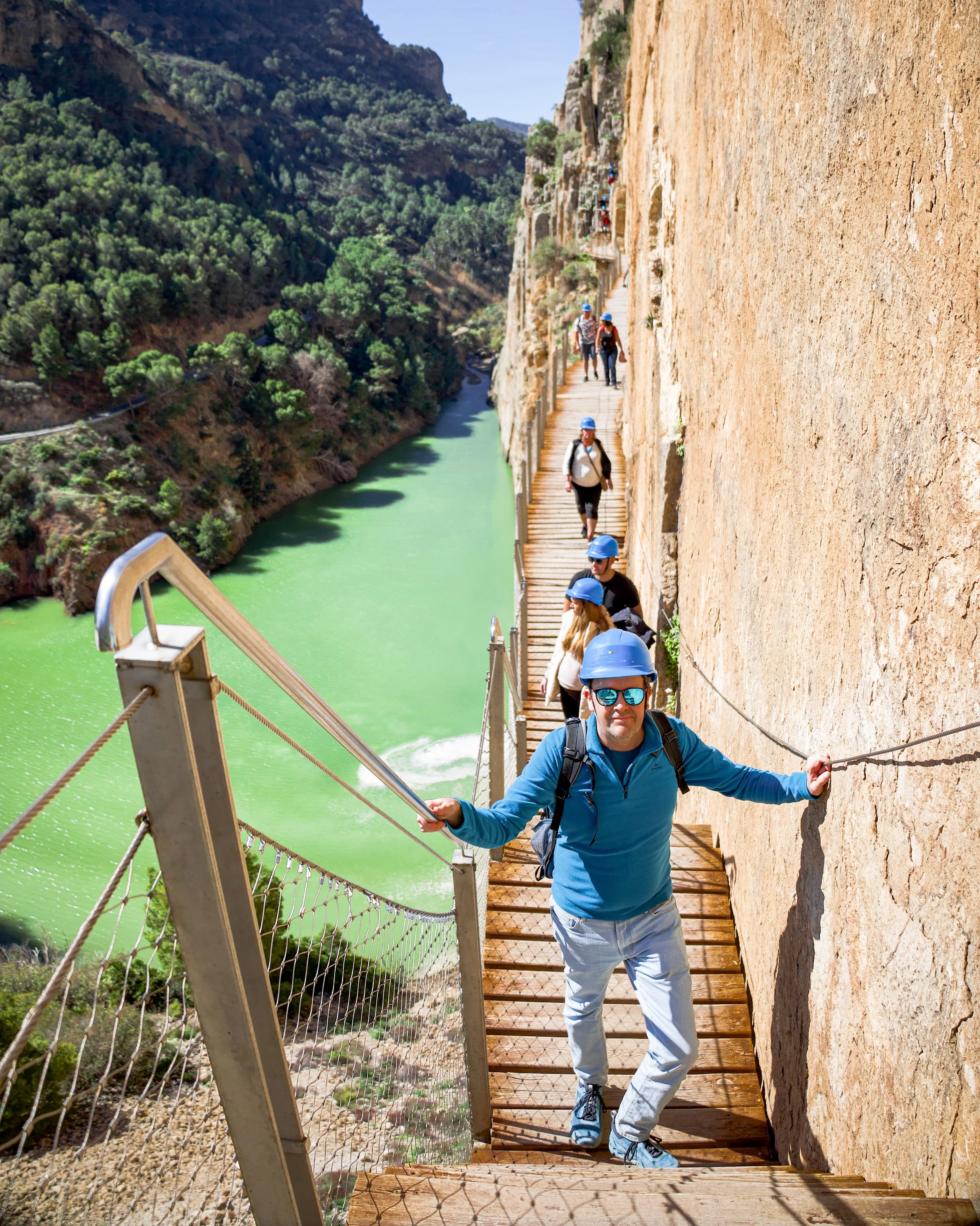 Hiking Caminito del Rey Spain gorge exit