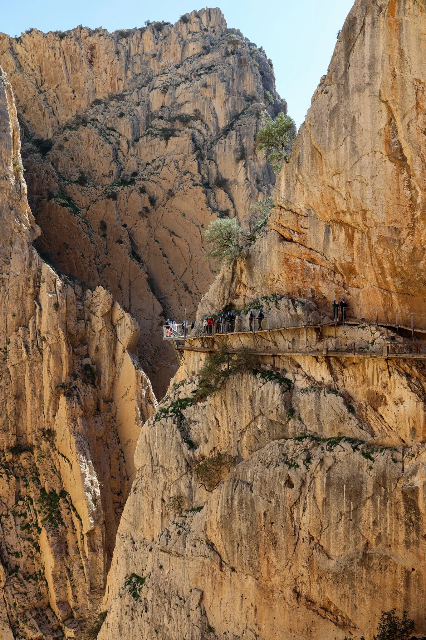 Hiking Caminito del Rey Spain glass balcony