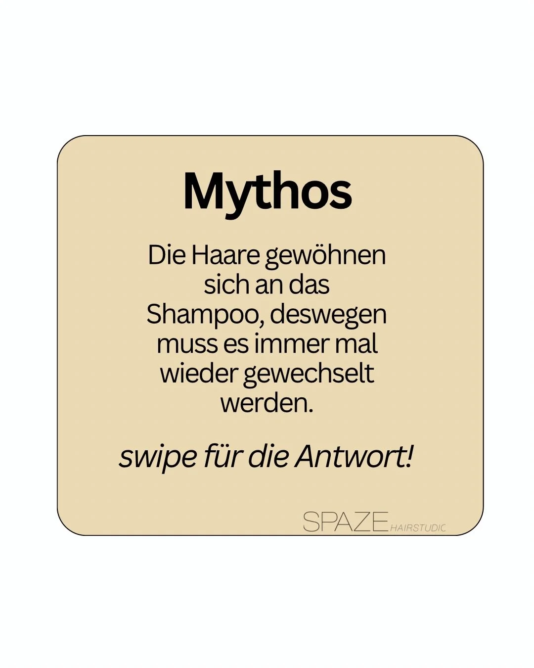 Kann sich dein Haar an ein Shampoo gew&ouml;hnen?

#spazehairstudio #haarmythen