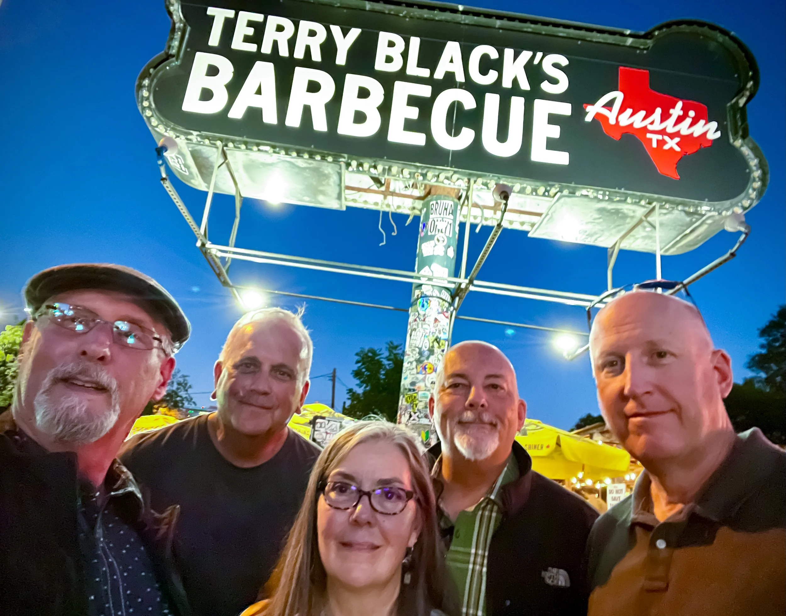 Quick break for BBQ in Austin, TX.