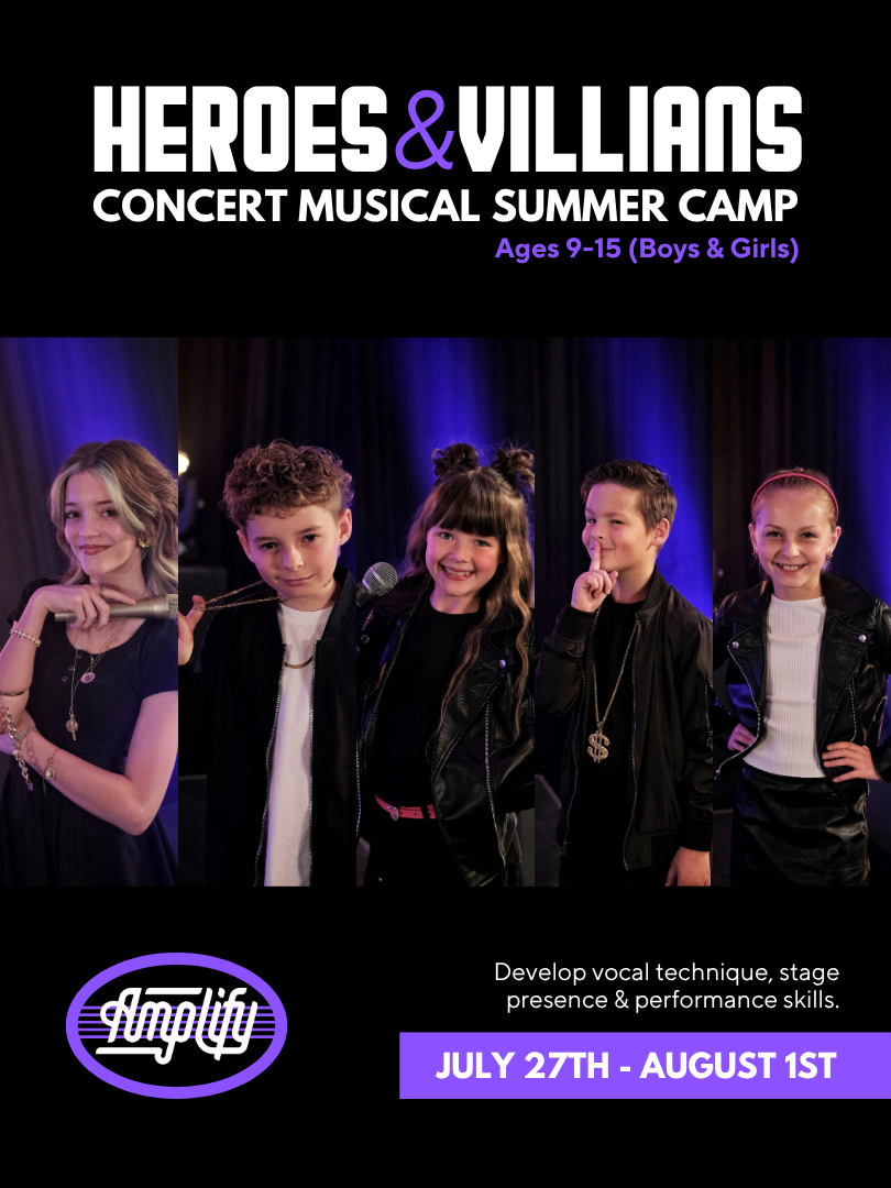 Heroes and Villains Concert Musical Camp