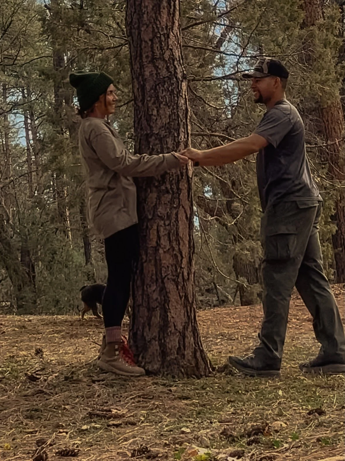 IT&rsquo;S A LOVE LANGUAGE. I feel we speak it well. P.S. Hugging trees is super healing. Look into it. If I didn&rsquo;t have nature &amp; you @phil_highplace (&amp; Baby Poni) - I don&rsquo;t think I would make much sense (the extensions of my know