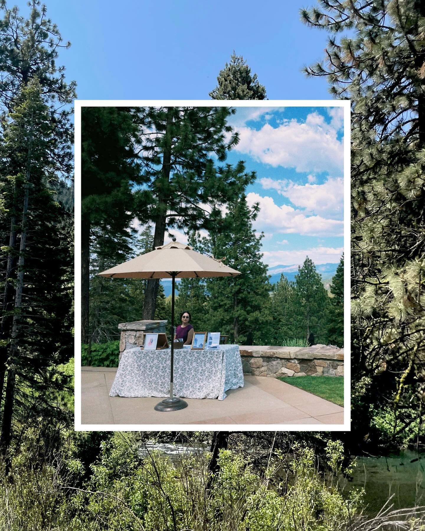 A Texas artist in Lake Tahoe 🎨✈️

Thank you to @audereevents for having @jlacollective at the Doolittle | Van Dalsem wedding this past weekend! We had a great time enjoying the views and painting the night away ✨