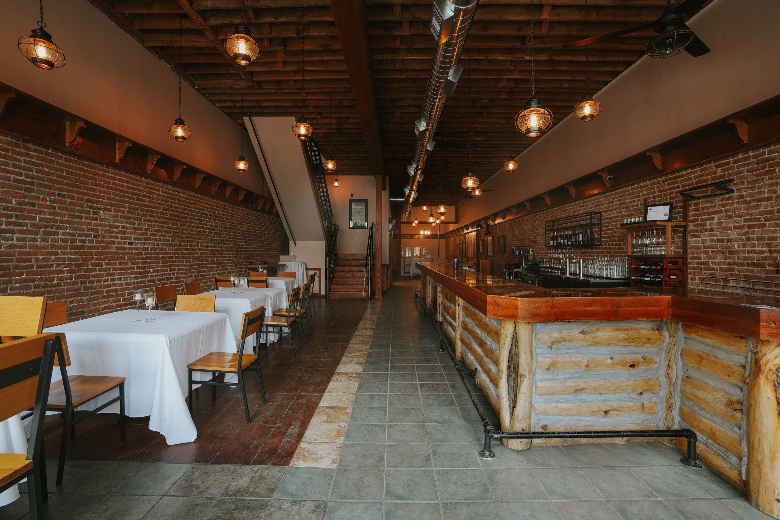 Parlor event space at The 1900 in Livingston Montana