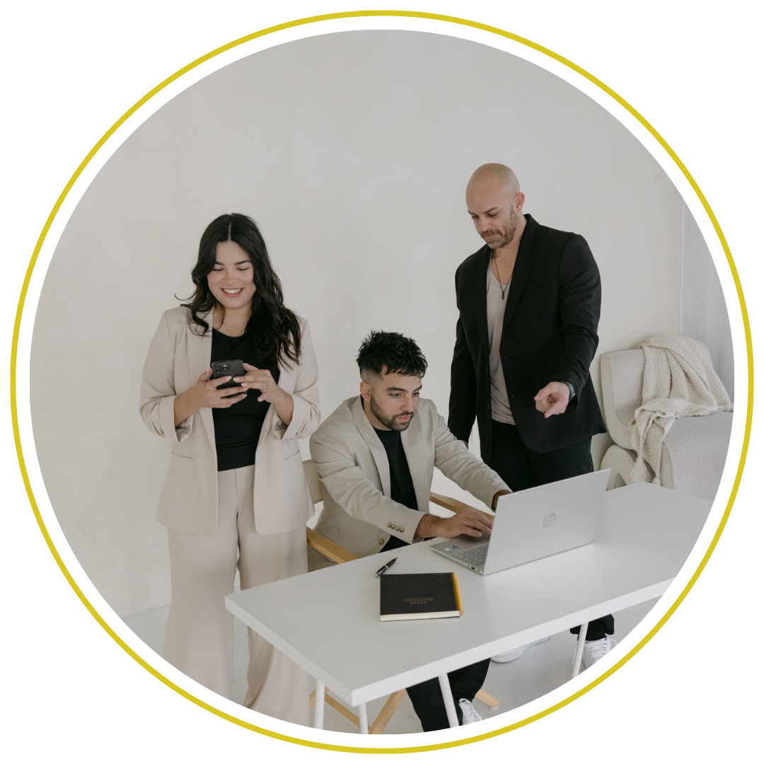 The Legacy Team working together to help homebuyers explore mortgage options