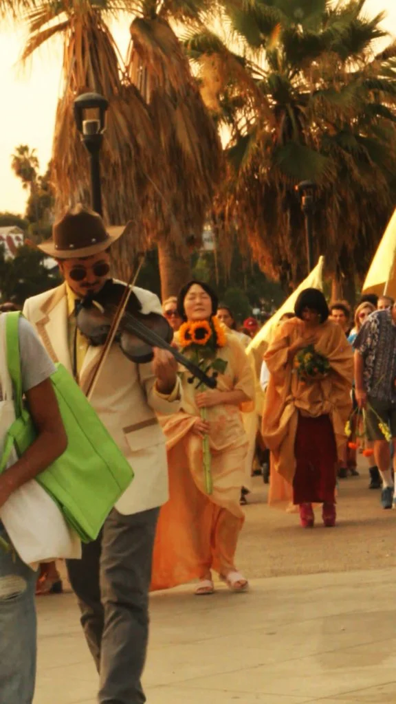 The Resurrection of Care Ceremony, Echo Park Lake, 2018. 