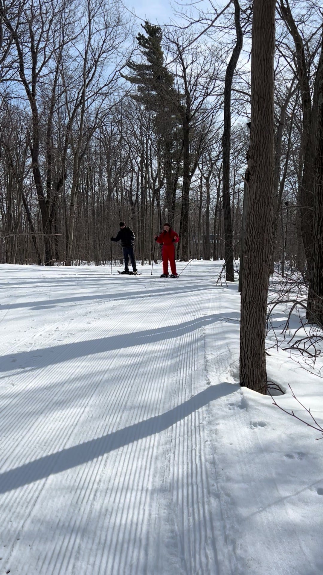 Looking for a winter activity that feels equal parts invigorating and peaceful? We love recommending snowshoeing at @bristol_mountain.  A short drive from the Guesthouse, Bristol&rsquo;s snowshoe trails wind through quiet woods and open up to beautif