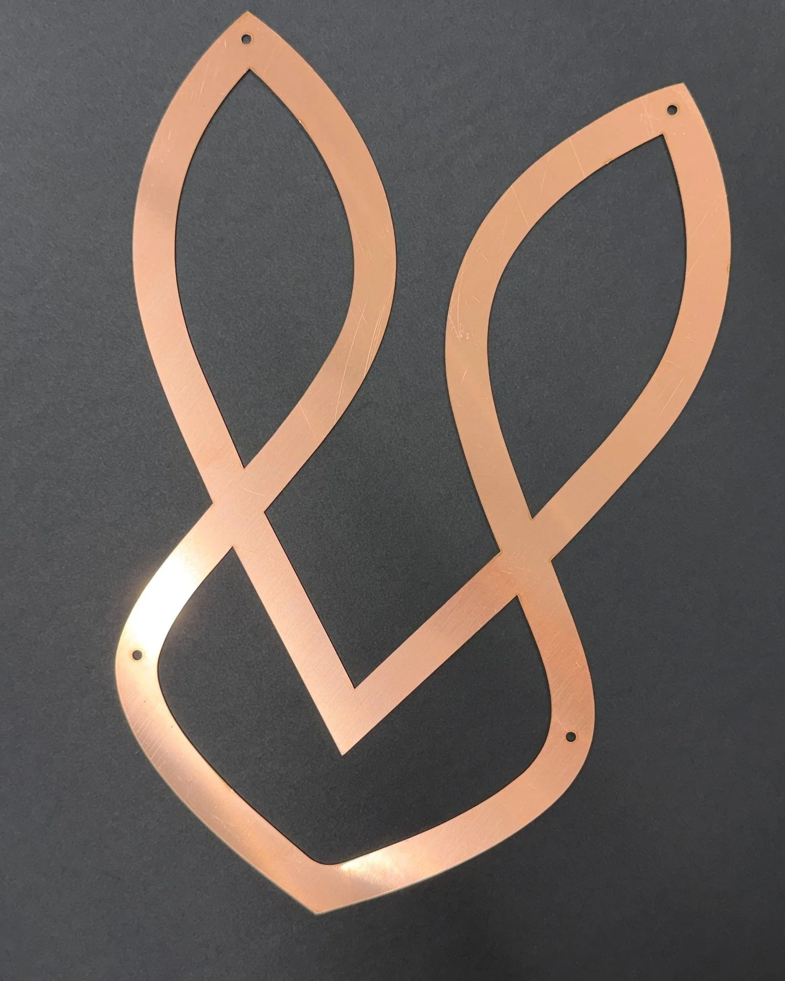 Sneak peak&mdash;the first tangible piece of our new sign is hot off the cutting press. This copper bunny inlay will be a nod to the decorative horse hitches you can find throughout the historic residential district in Canandaigua. We can't wait to s