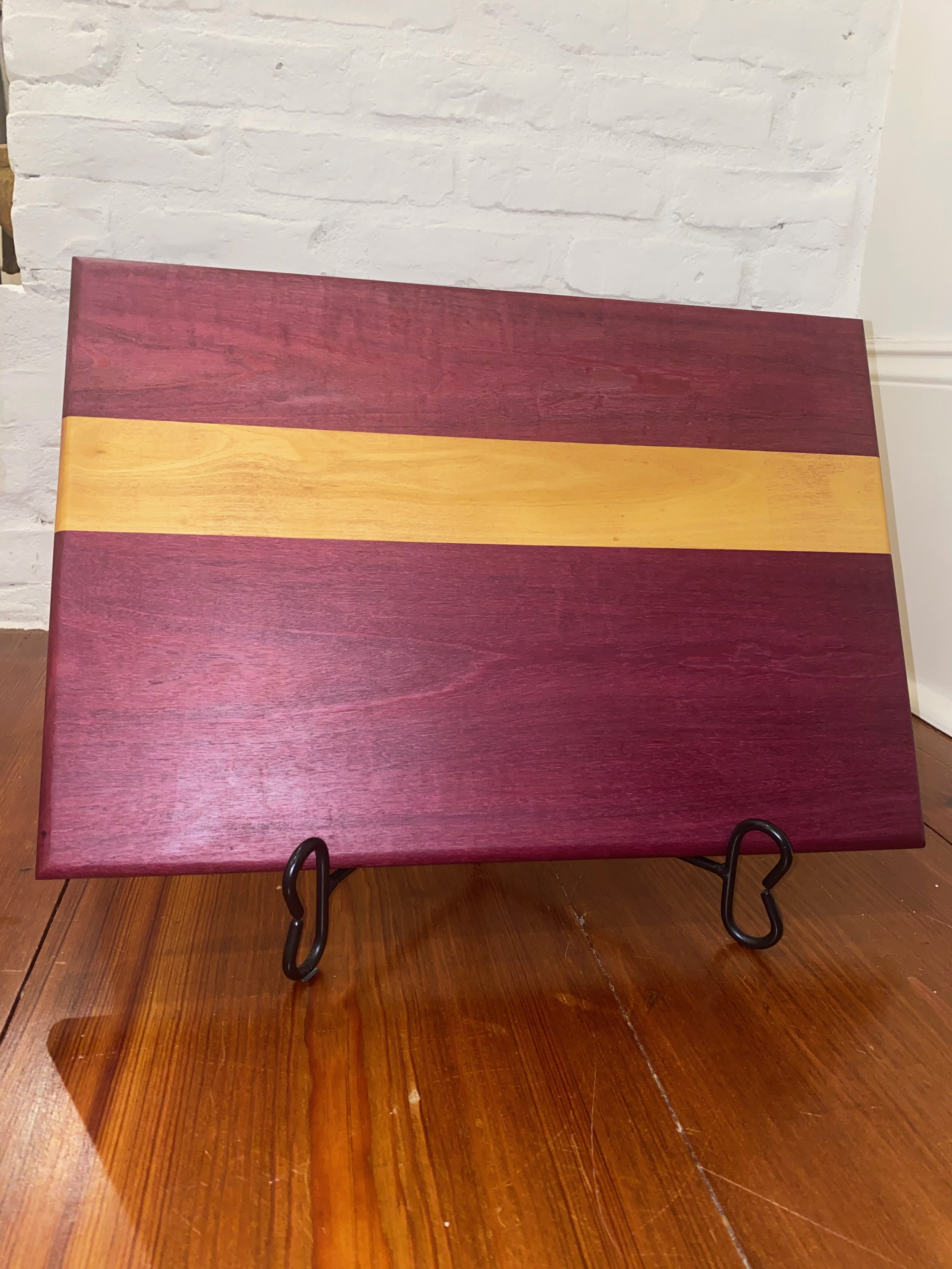 Purple & Gold Cutting Board