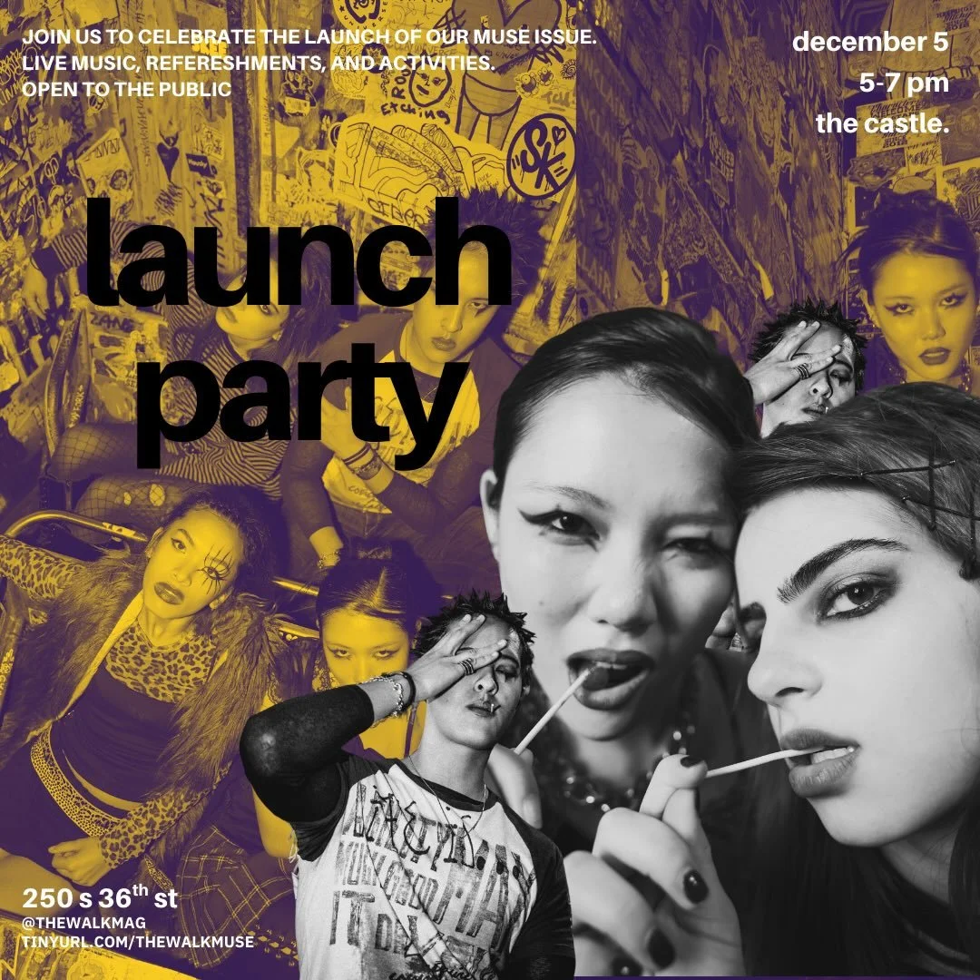 Join us as we drop The MUSE Issue! We&rsquo;re excited to share our latest edition of The WALK at our launch party this Friday, featuring live music in collaboration with Castle. 

Come pick up yours and celebrate Dec 5th from 5-7 pm at 250 South 36t