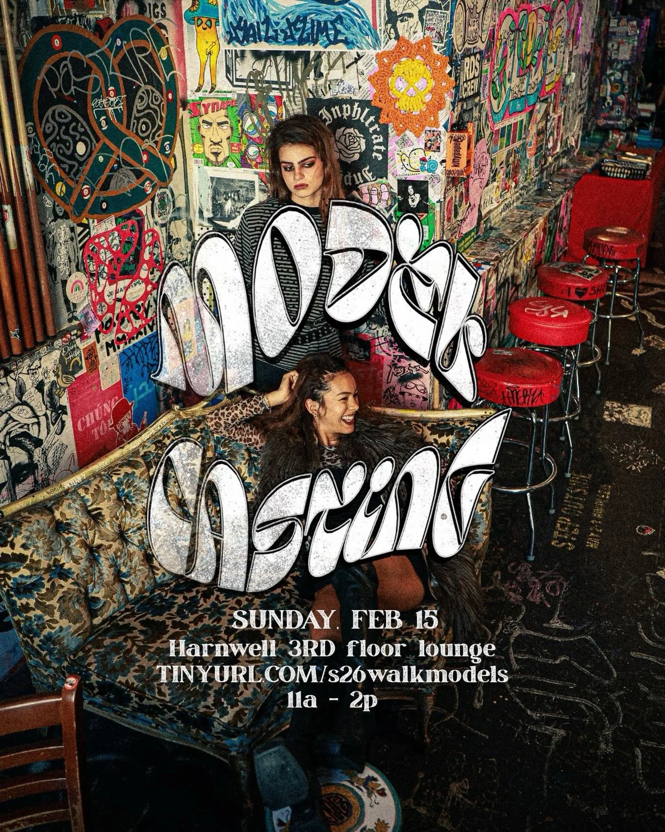 Interested in modeling for The WALK? Come to our casting this Sunday from 11-2 PM in Harnwell College House &amp; visit the link in our bio to get started. 🖤✨ 

🔗 tinyurl.com/S26walkmodels