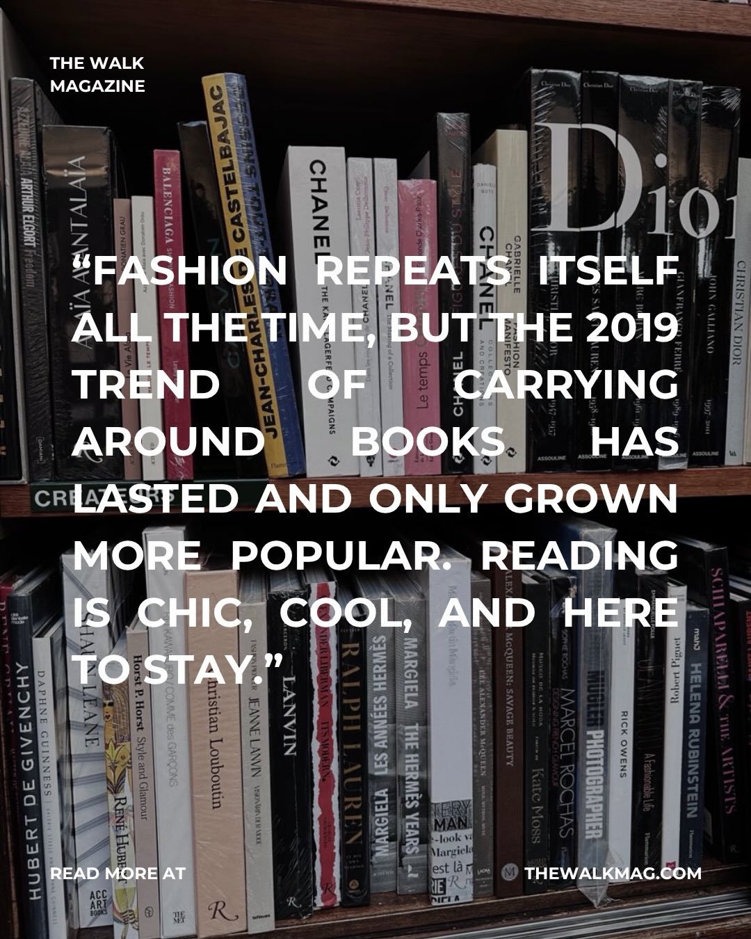 keep up with weekly fashion reads at thewalkmag.com
1. &ldquo;The Little Books of Fashion&rdquo; by Jenny Le
2. &ldquo;Cut Of Faith: Amateur Hair Stylists At Penn&rdquo; by Sasha Rosenfeld
3. &ldquo;Tracing the Steps: History of Repetto&rdquo; by Eva