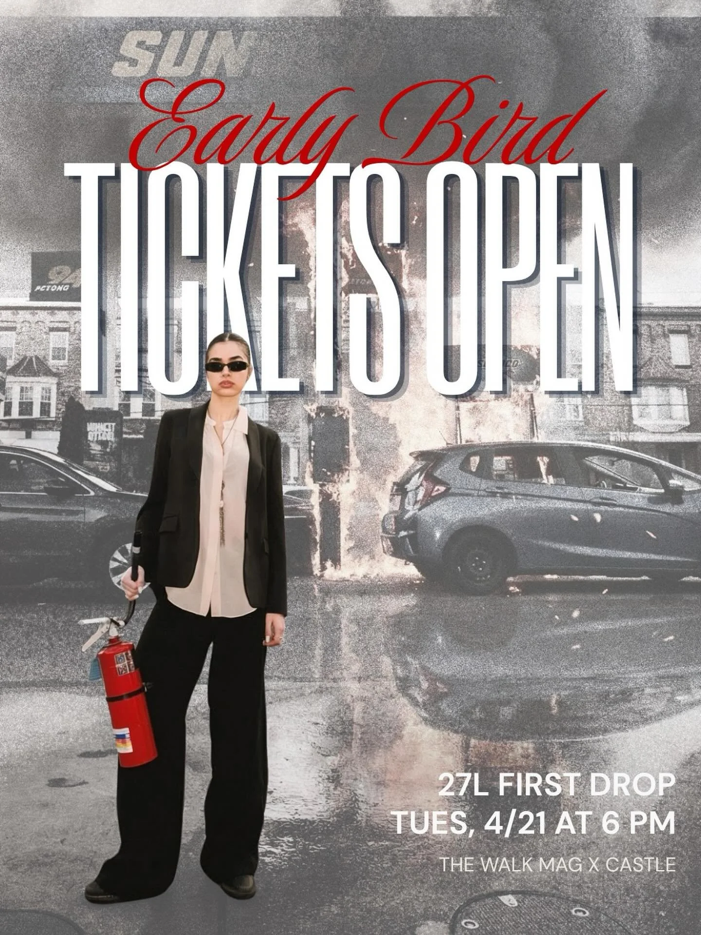 Don&rsquo;t miss out on The WALK x Castle&rsquo;s annual charity fashion show. Early bird tickets drop this Tuesday, April 21st at 6PM.

Buy yours at the link in bio🧯https://posh.vip/e/the-walk-magazine-x-castle-presents-27l-fashion-show-launch-part