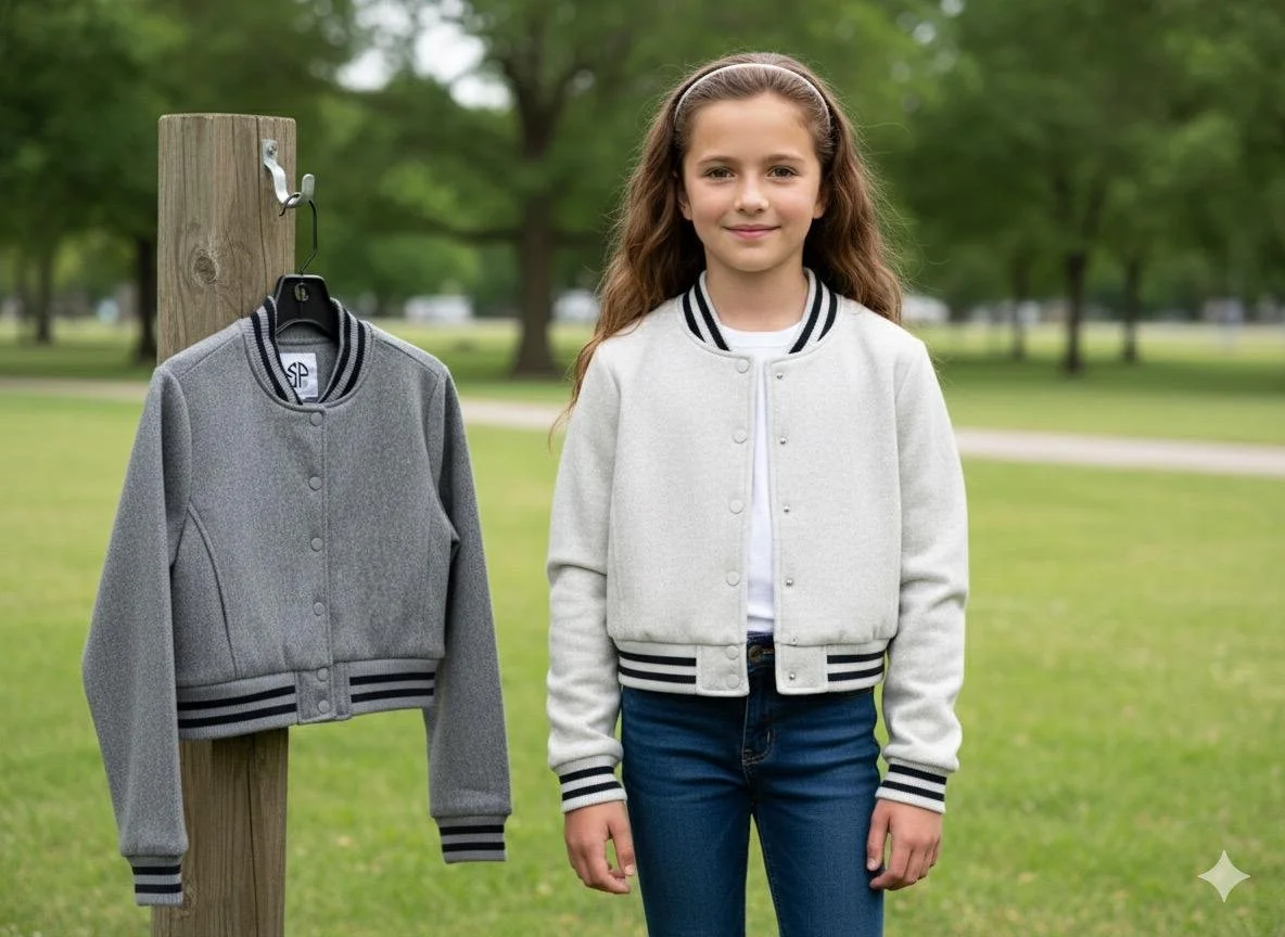 VARCITY -STRIPED JACKET