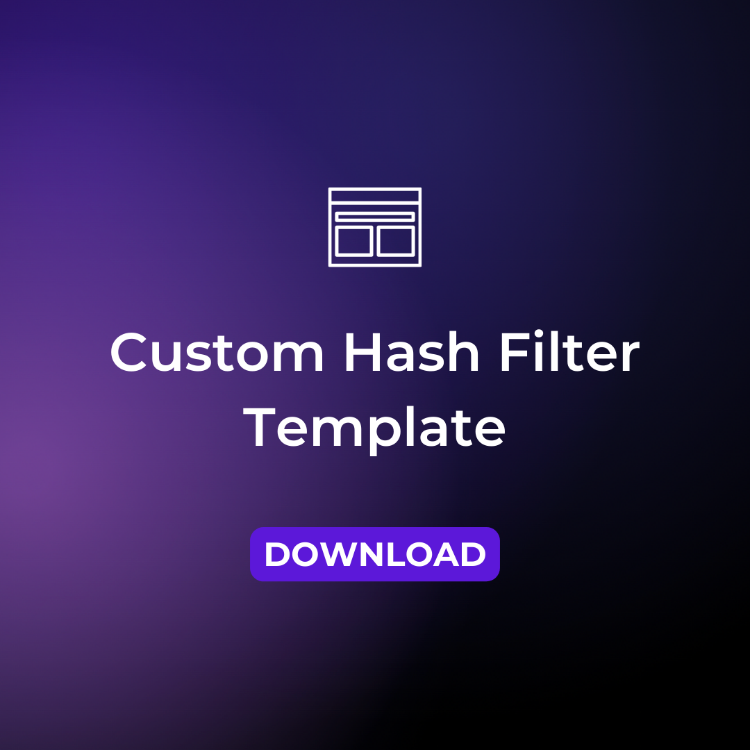 Custom Hash Filter