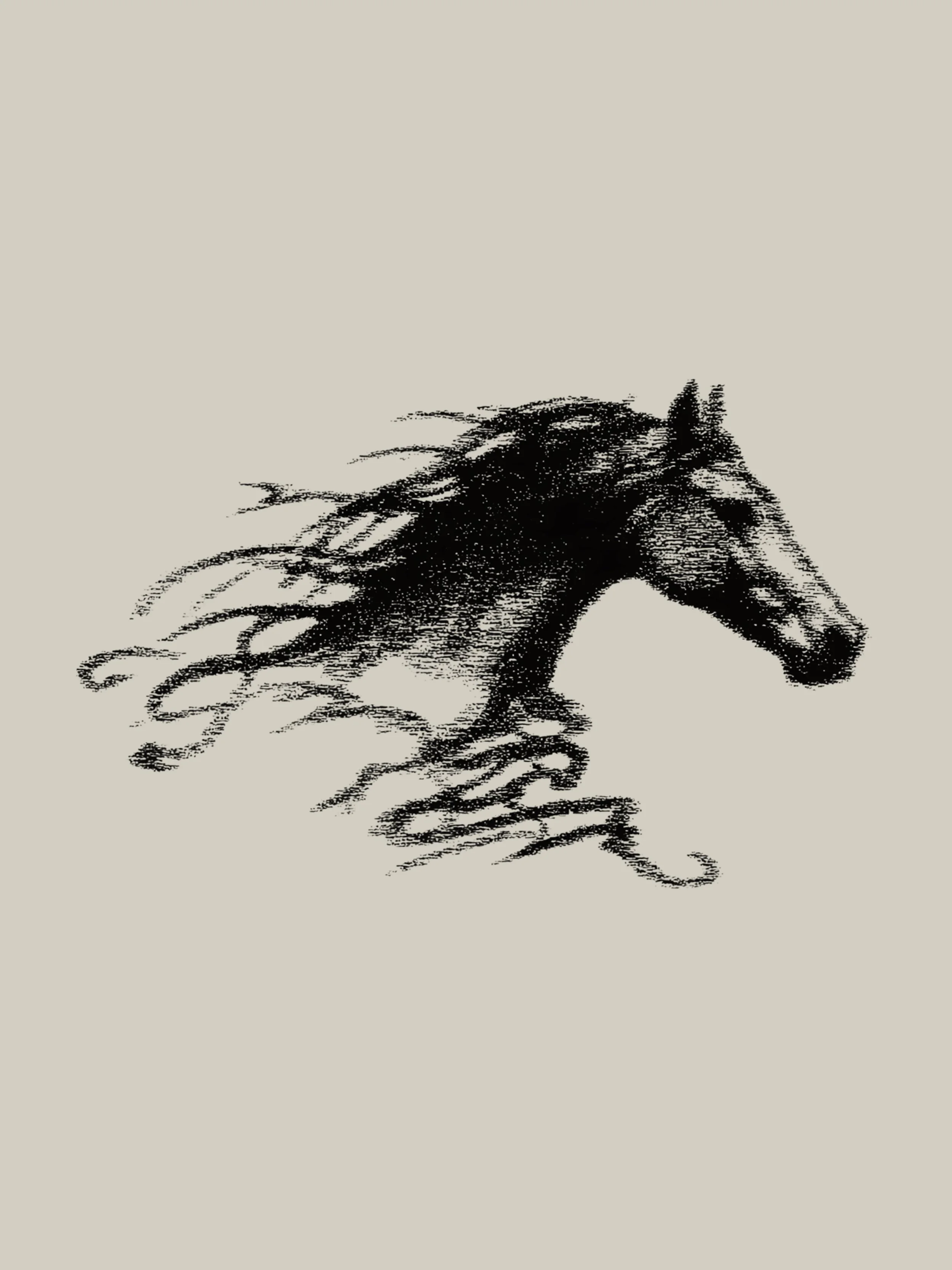 A digital sketch of a hand reaching down into the water, creating ripples on the surface.